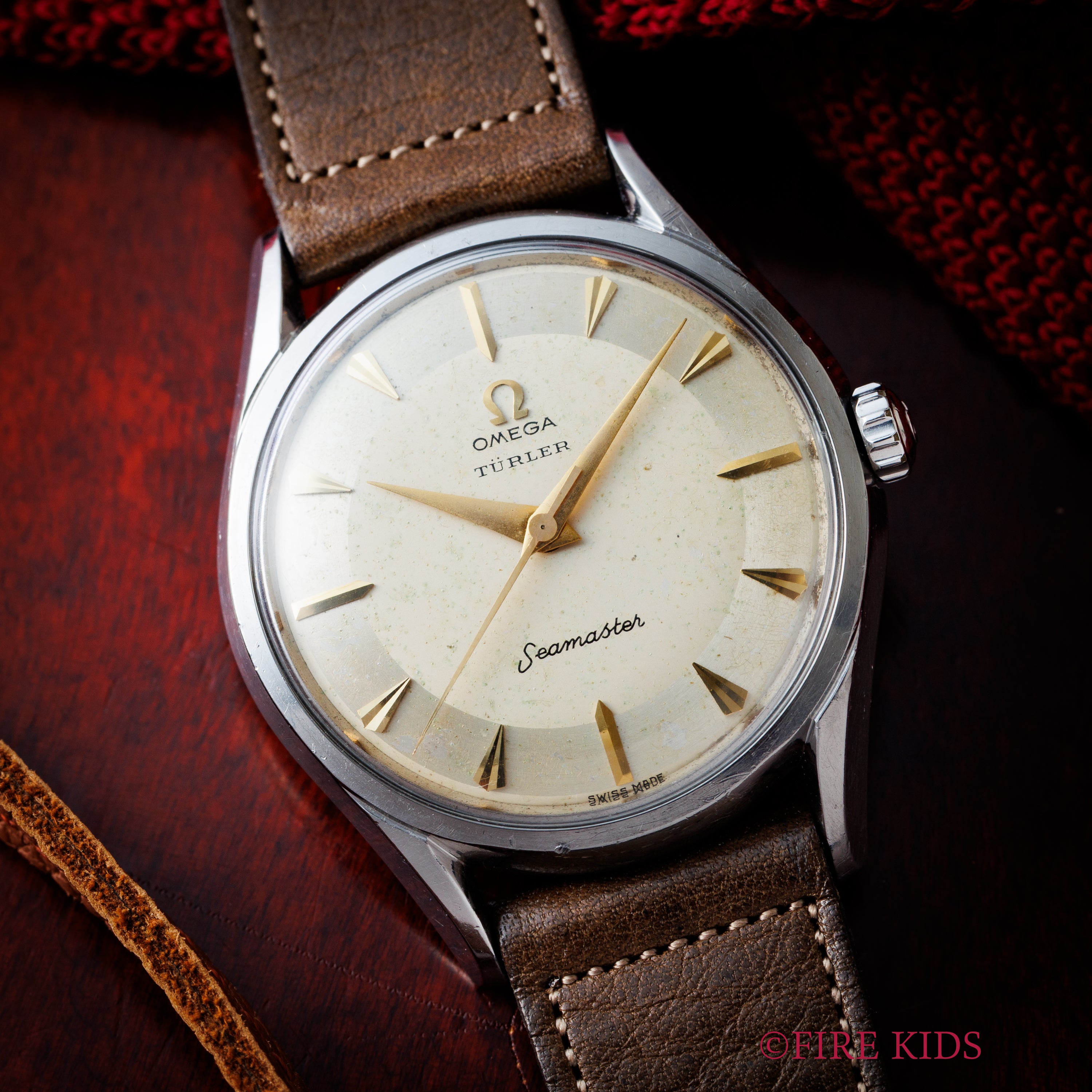 オメガ シーマスター 30mmキャリバー 1958年製 ツートンダイヤル Ref.2923-3SC 手巻 Cal.284