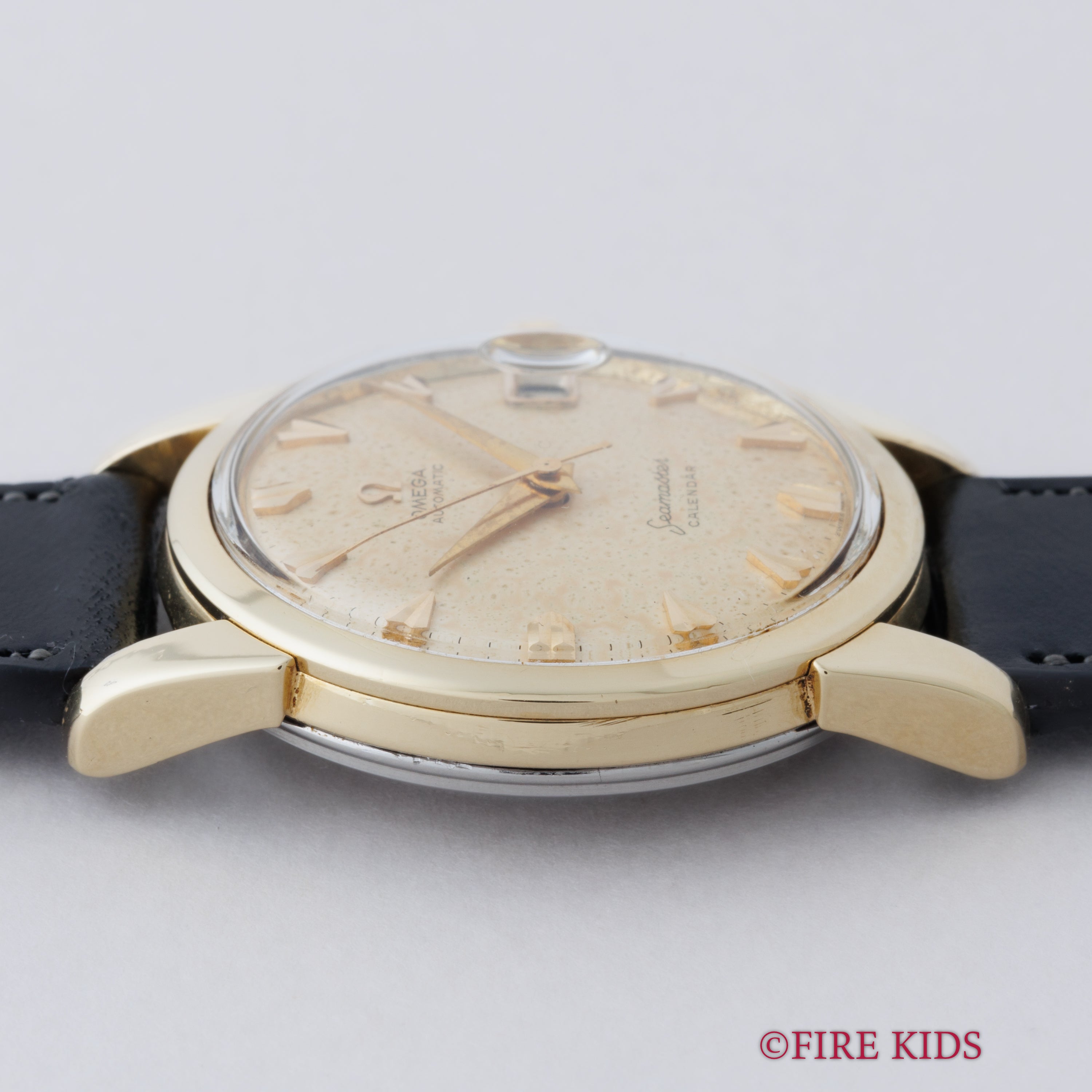 オメガ シーマスター カレンダー 1958年製 Ref.2849トップゴールド Cal.503 自動巻 ビックシーホース