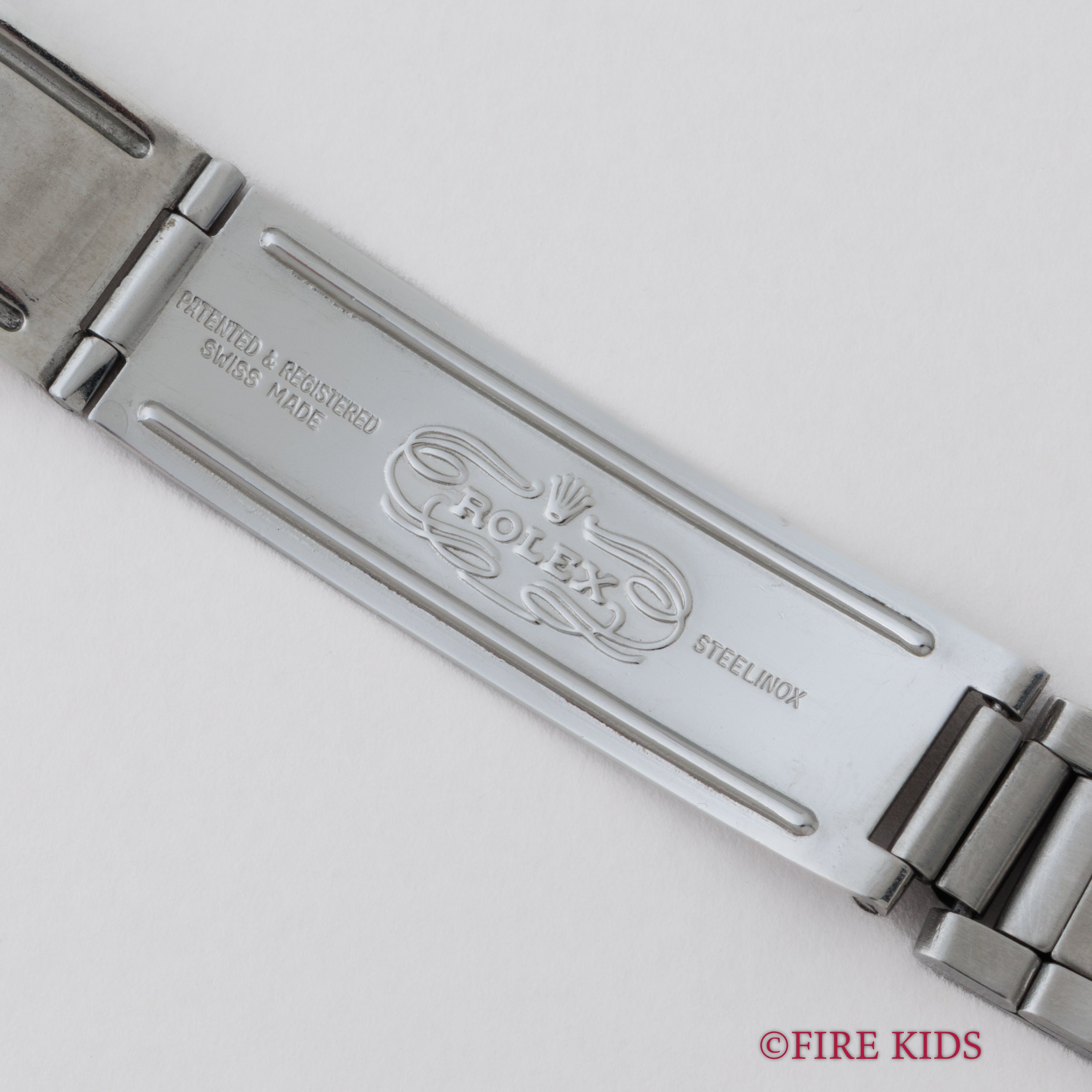 ロレックス オイスターデイト 1971年製 Ref.6694 ブラックギルトダイヤル 3連オイスターブレス