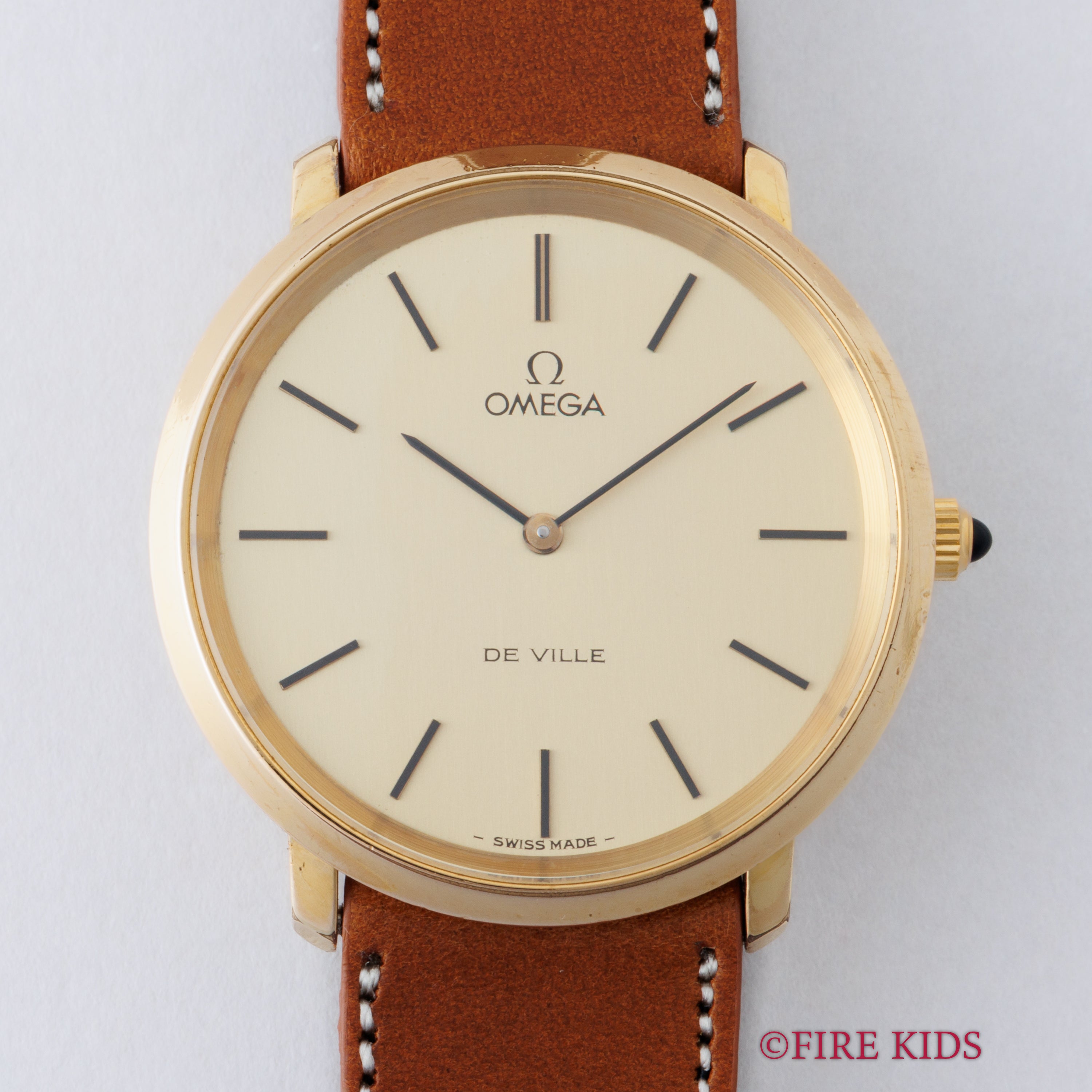 オメガ デ・ヴィル 1978年製 シャンパンダイヤル Ref.111.0107 手巻き