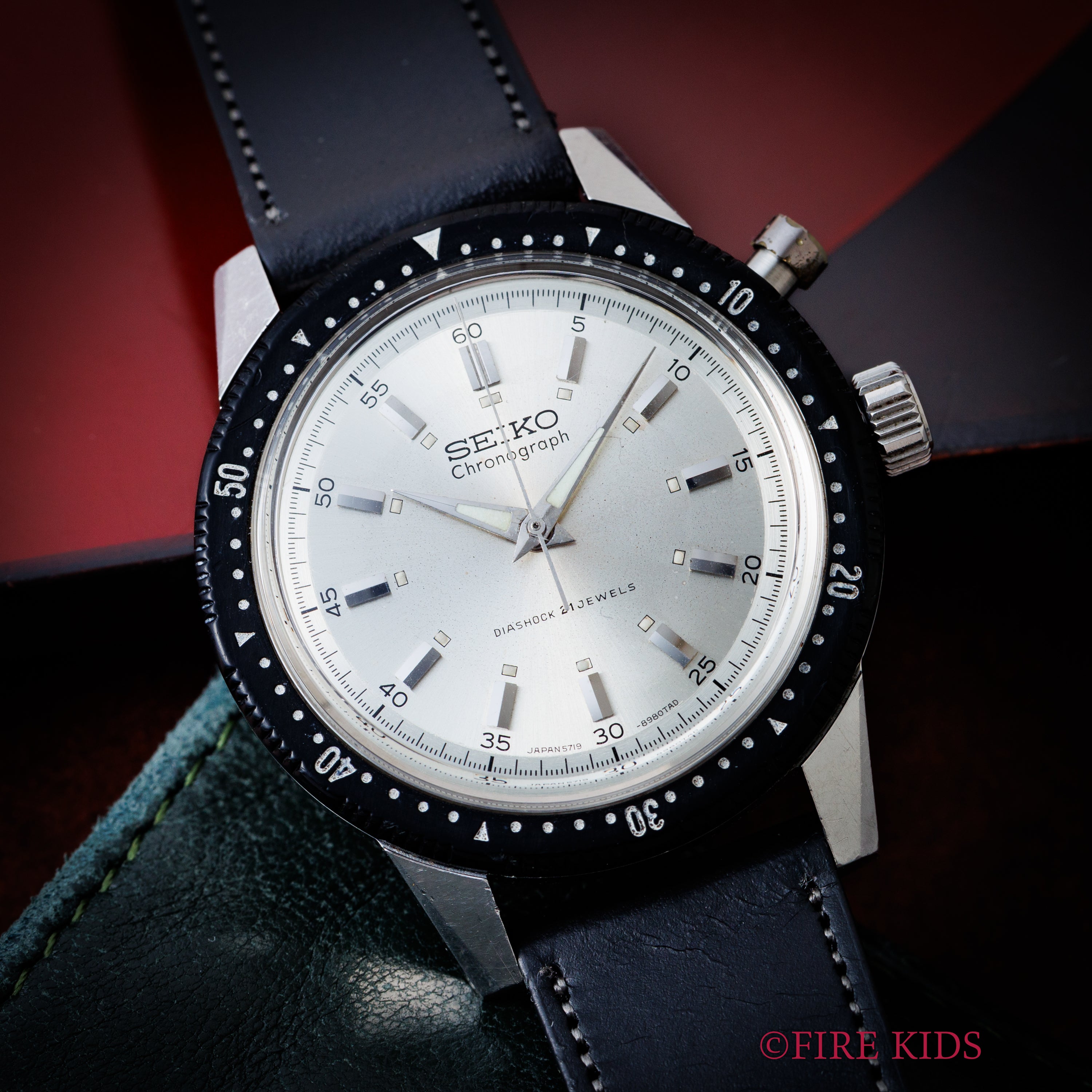 セイコー ワンプッシュクロノグラフ 1967年製 Ref.5719-8990 タツノオトシゴマーク プラベゼル