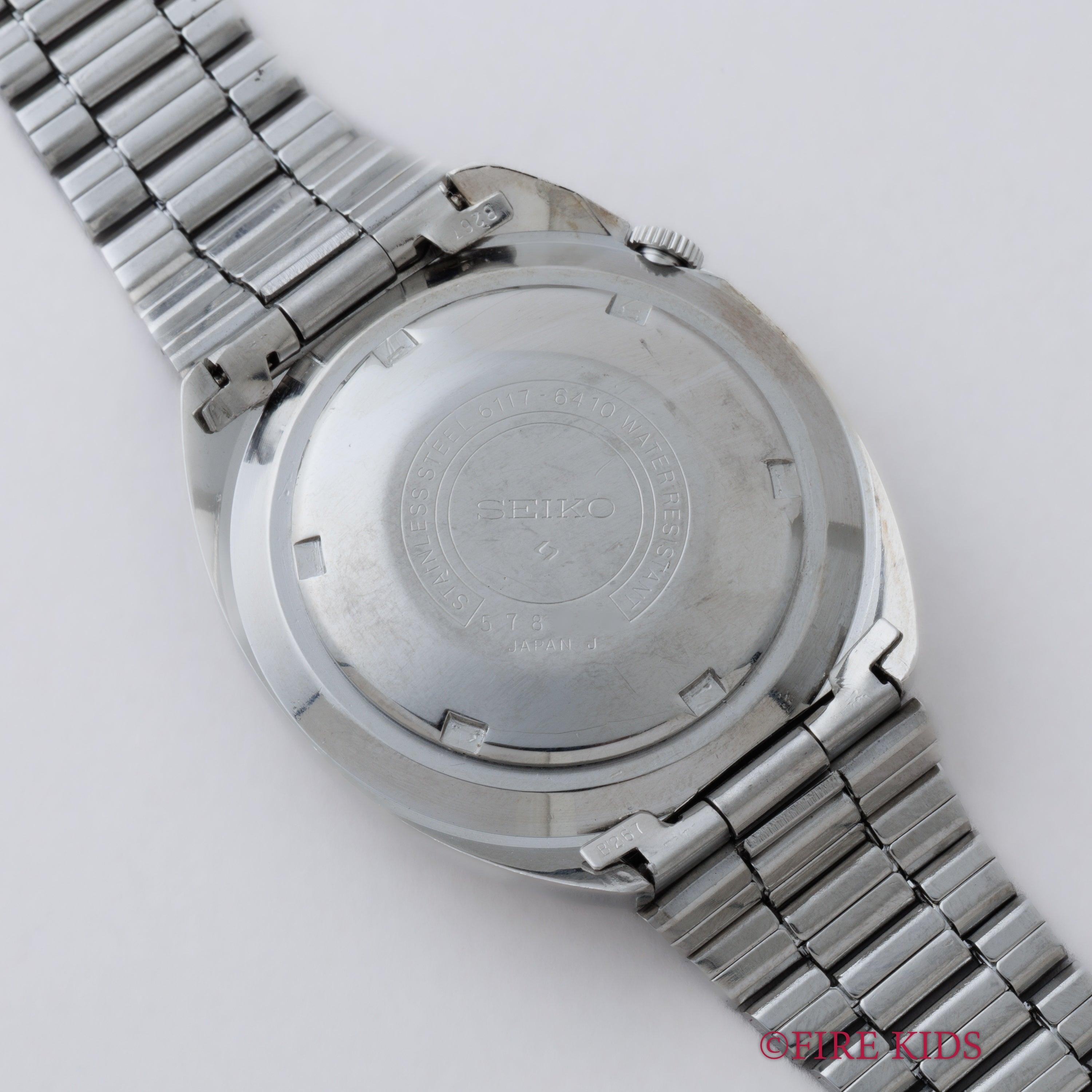 セイコー ナビゲータータイマー 自動巻き 1975年製 Ref.6117-6410 純正ブレス