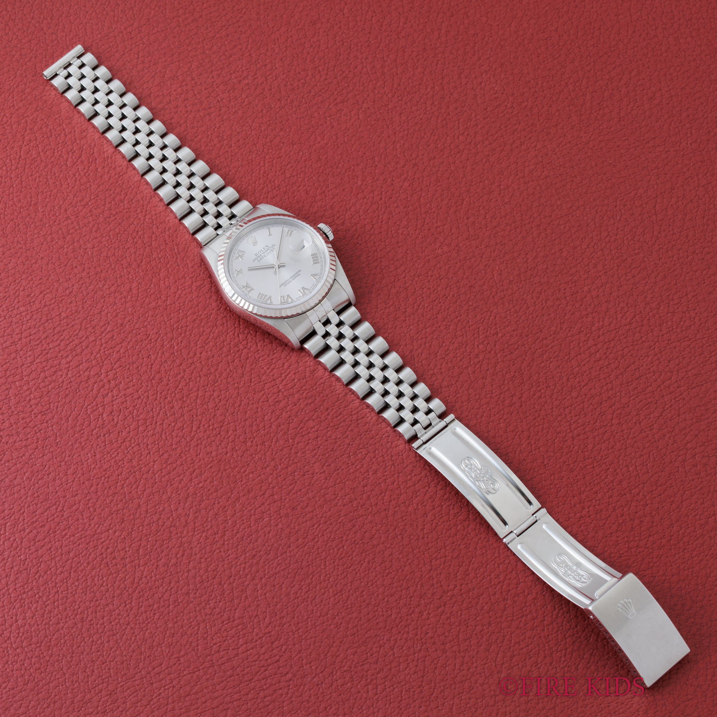 ROLEX 自動巻き腕時計 シルバー ロレックス デイトジャスト 自動巻き 2003~2004年製 Ref.16234