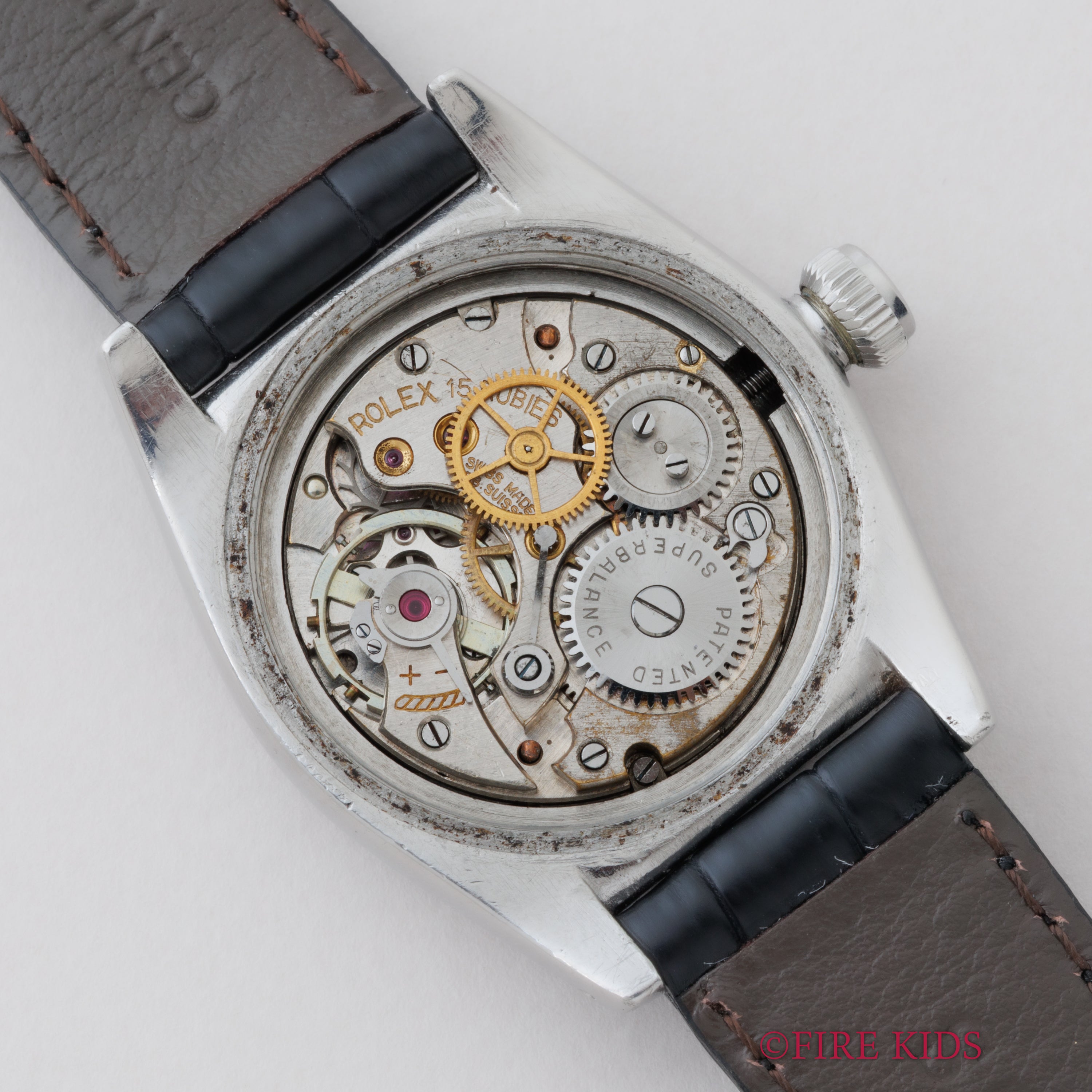 ロレックス オイスター フラットバック 1939年製 Ref.2765 ツートンミラーサークルダイヤル メルセデスハンド