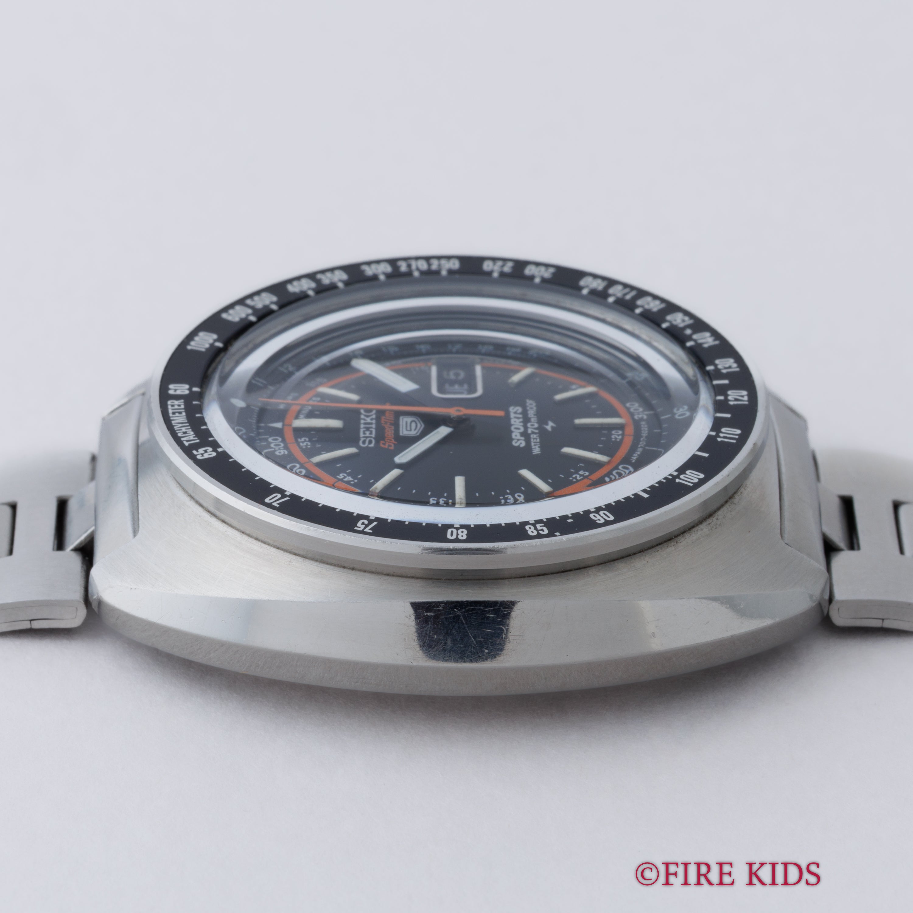 セイコー 5スポーツ スピードタイマー ラリーメーター 1970年製 Ref.7017-6020 自動巻クロノグラフ 純正ブレス