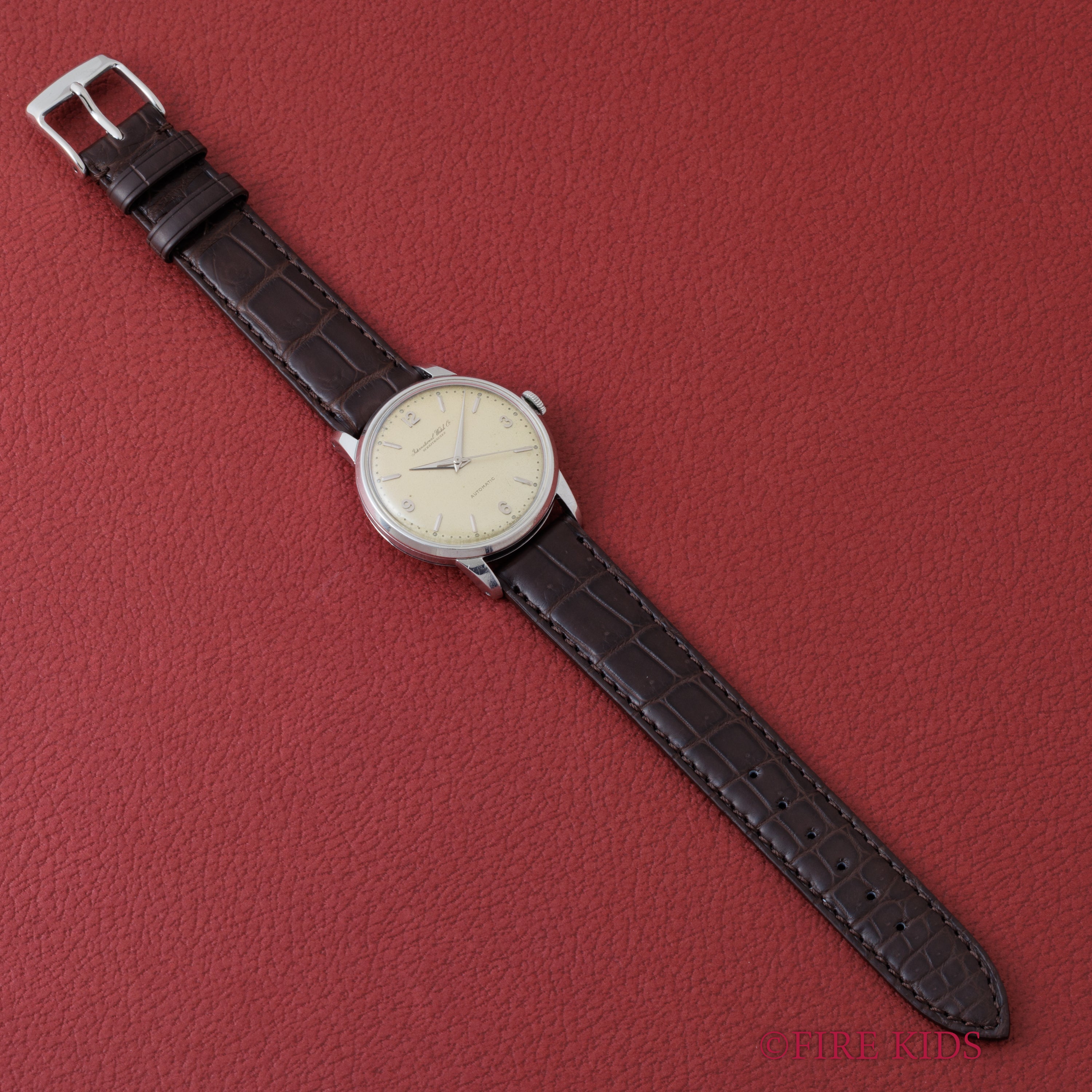 IWC ラウンドケース 1952年製 パティーナダイヤル ペラトン式自動巻Cal.852