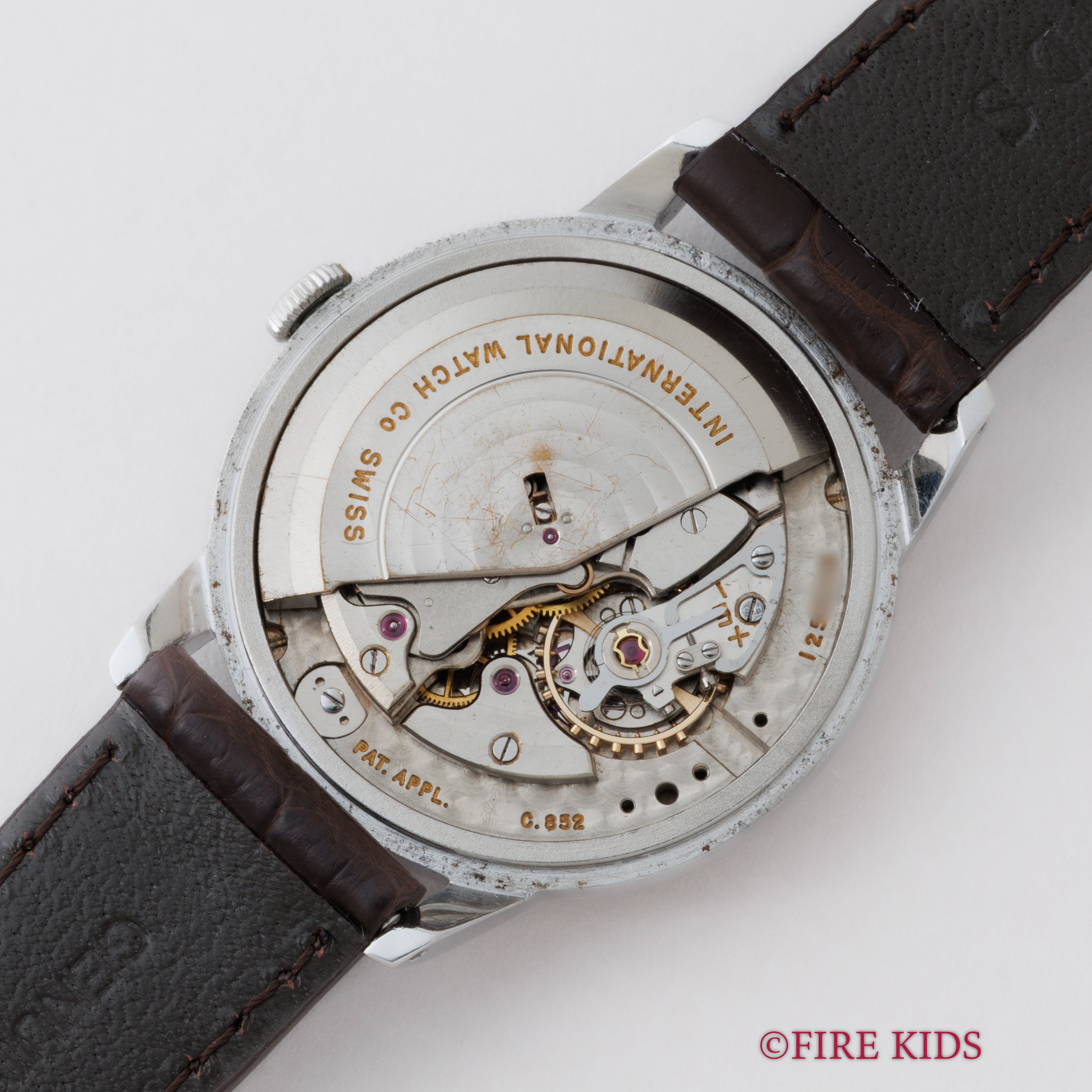 IWC ラウンドケース 1952年製 パティーナダイヤル ペラトン式自動巻Cal.852