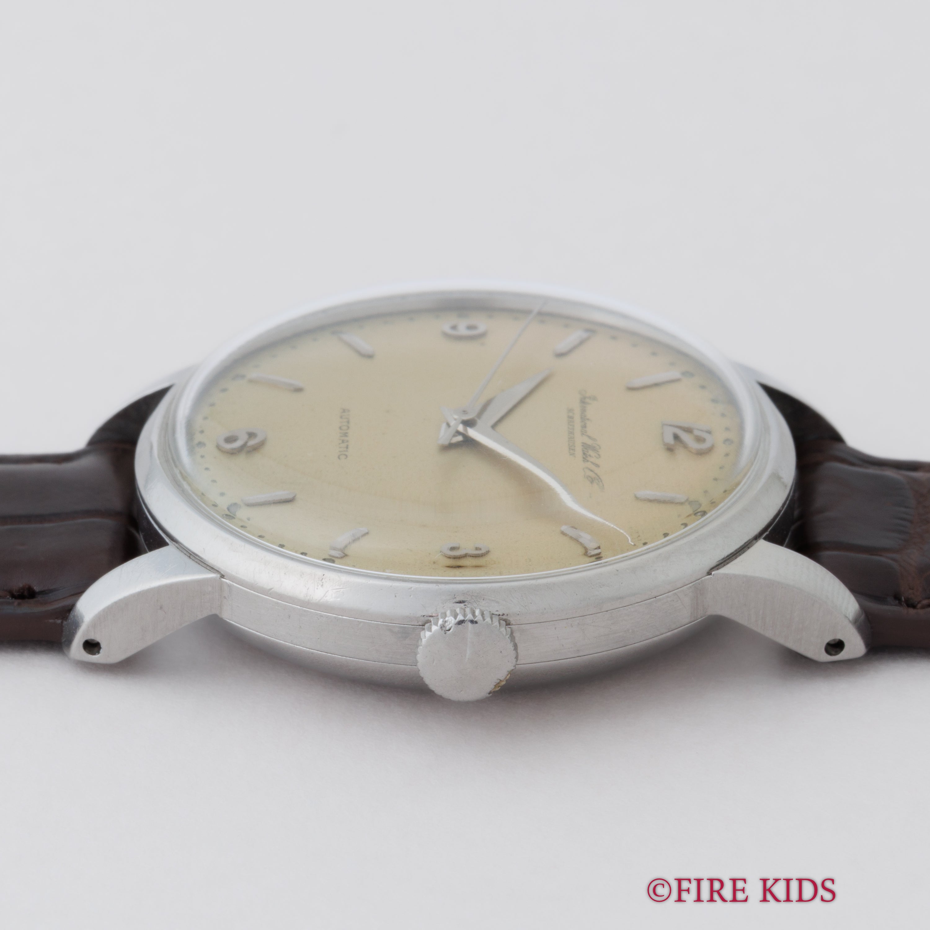 IWC ラウンドケース 1952年製 パティーナダイヤル ペラトン式自動巻Cal.852