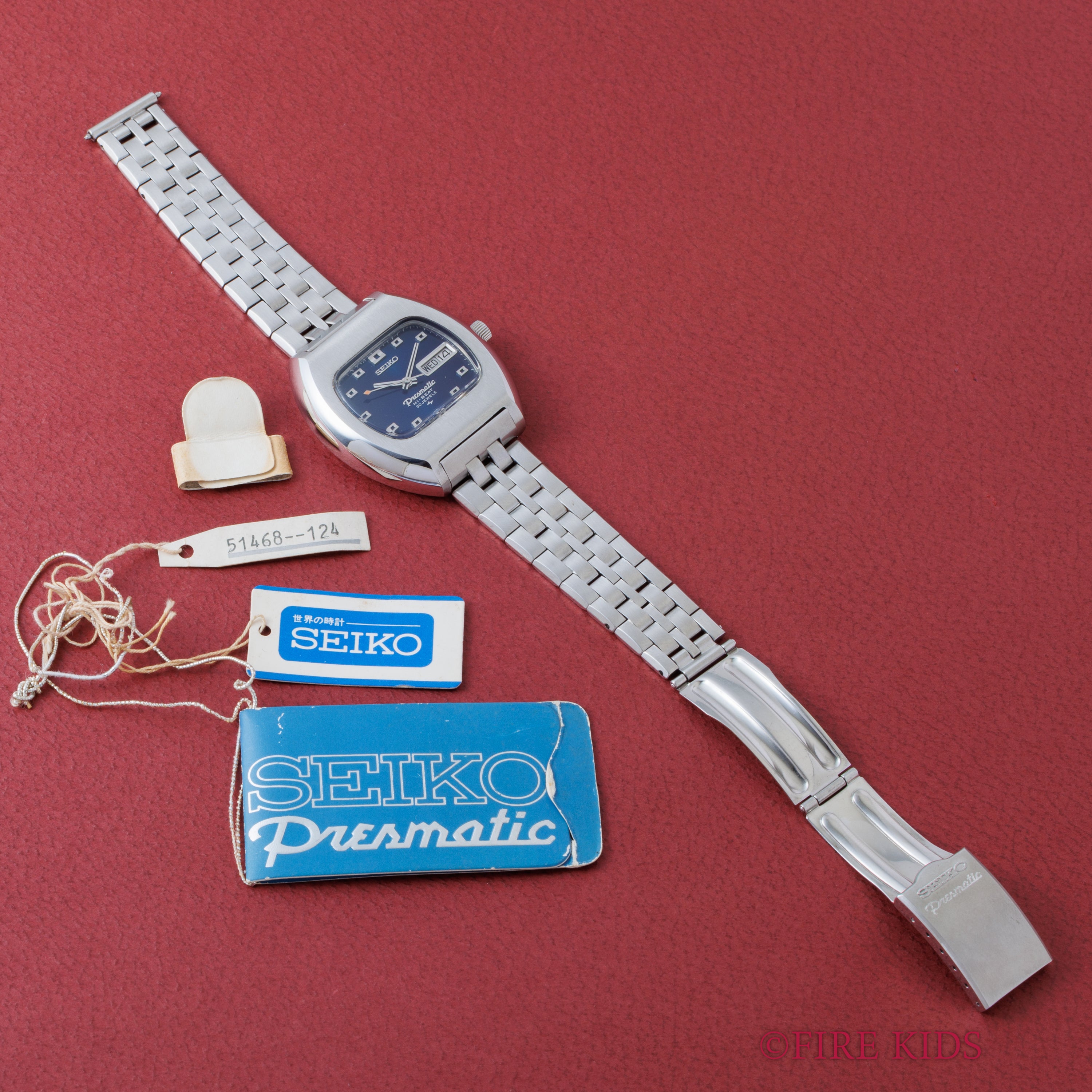 セイコー プレスマチック未使用品 ブレス付き 1970年製（昭和45年製） 自動巻 タグ付き