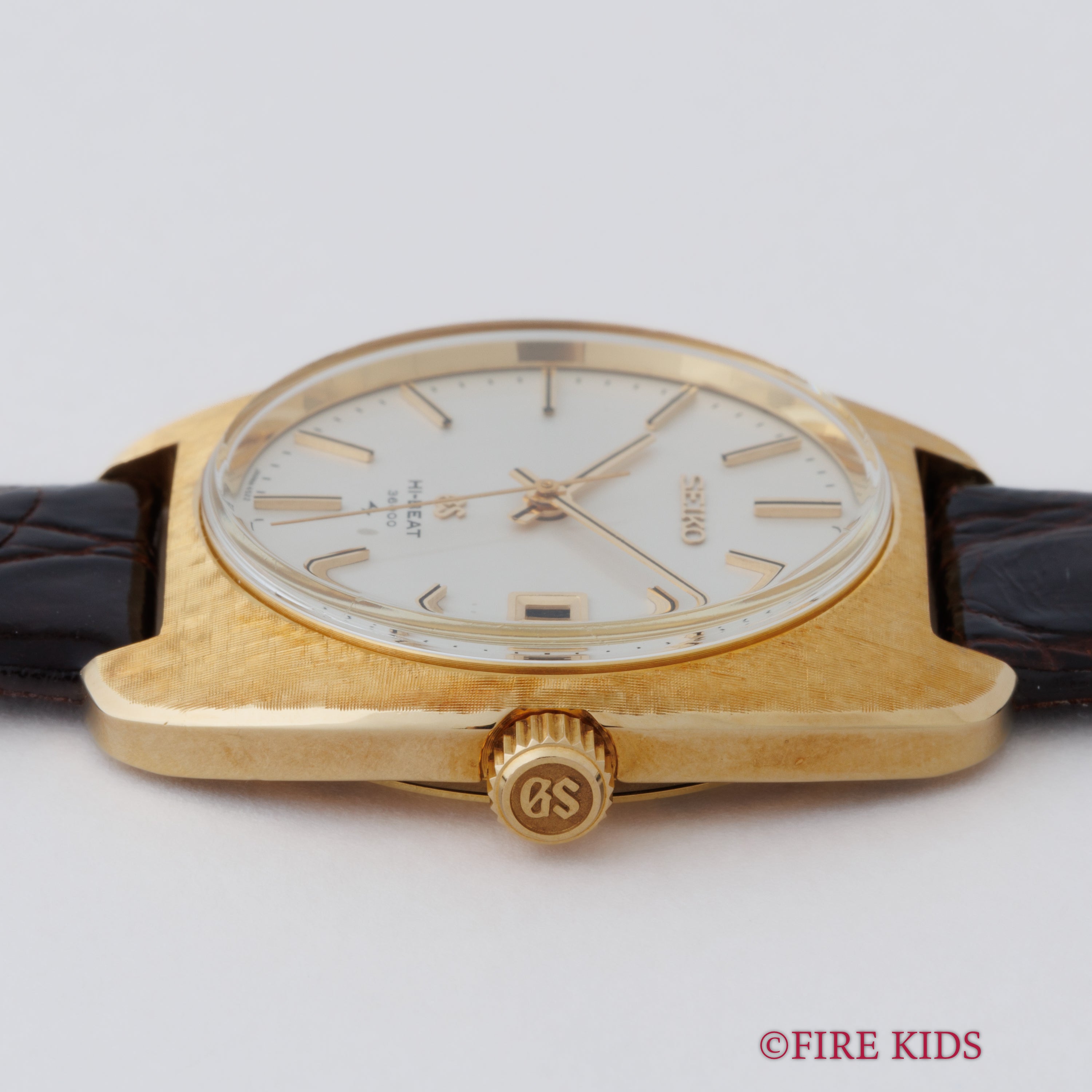 グランドセイコー 18金無垢ケース 1970年製（昭和45年製） 10振動手巻 45GS Ref.4522-8010 メーカー修理明細