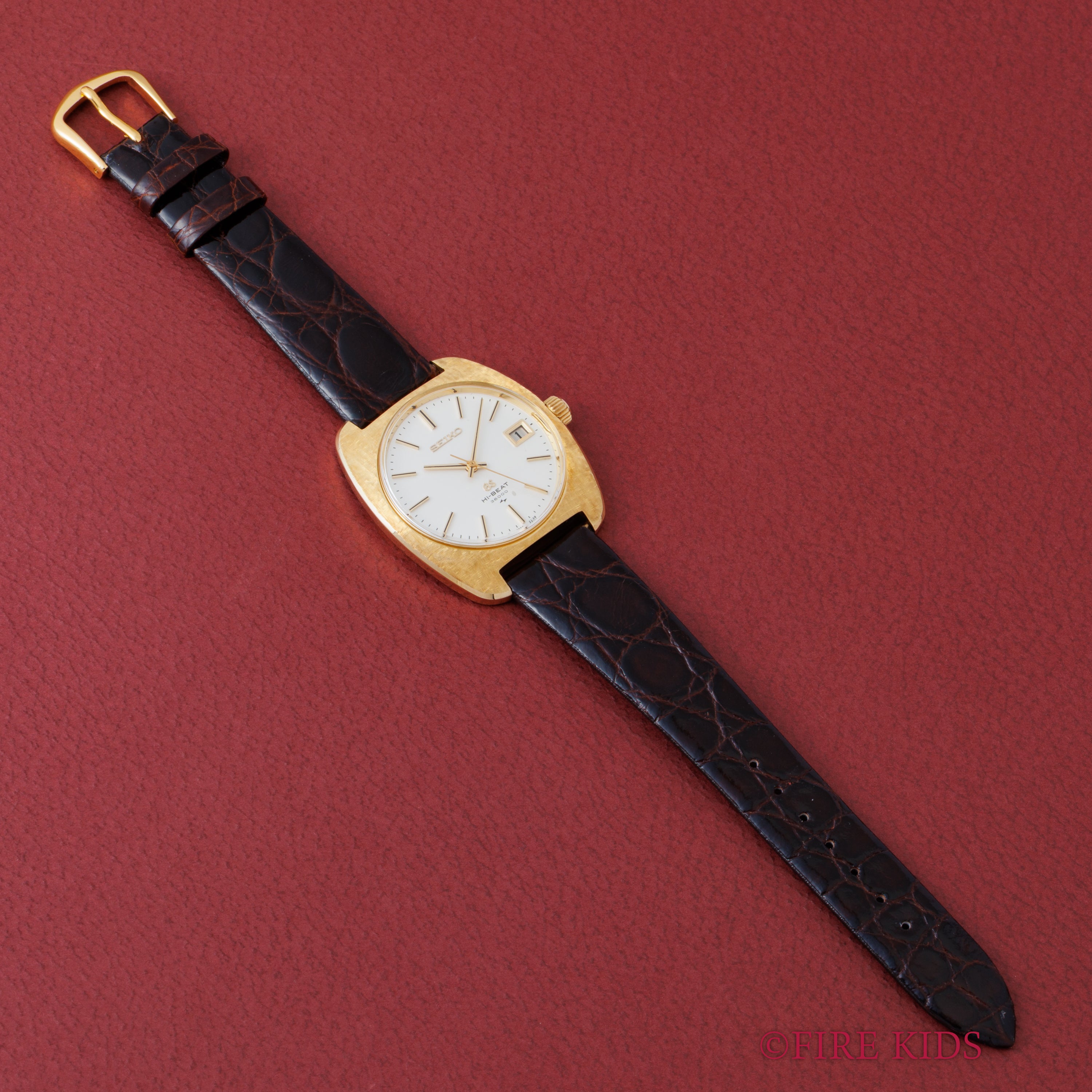 グランドセイコー 18金無垢ケース 1970年製（昭和45年製） 10振動手巻 45GS Ref.4522-8010 メーカー修理明細