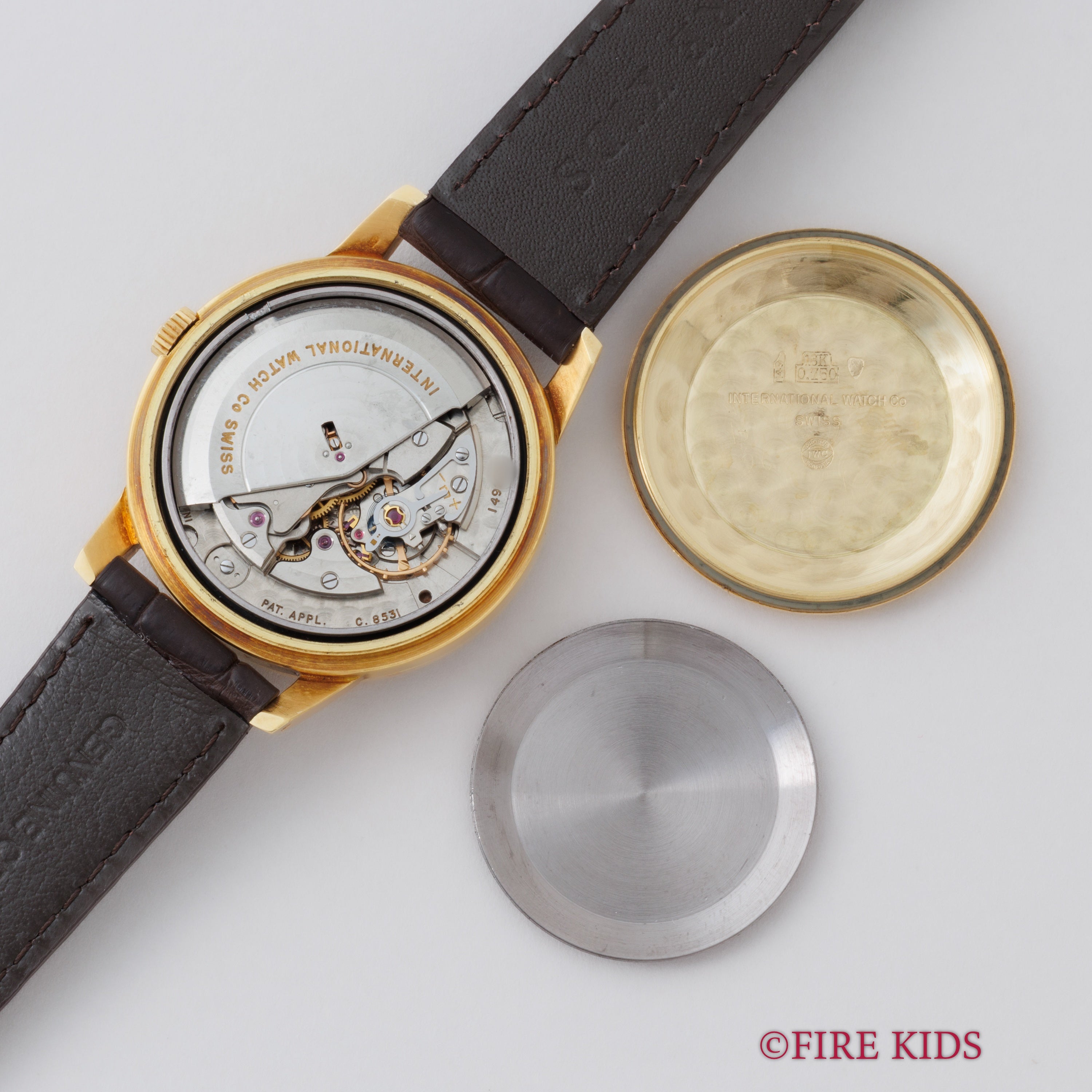 IWC 18金無垢インジュニア 1959年製 Ref.666A ペラトン式自動巻寄り目 Cal.8531 アーカイブ付