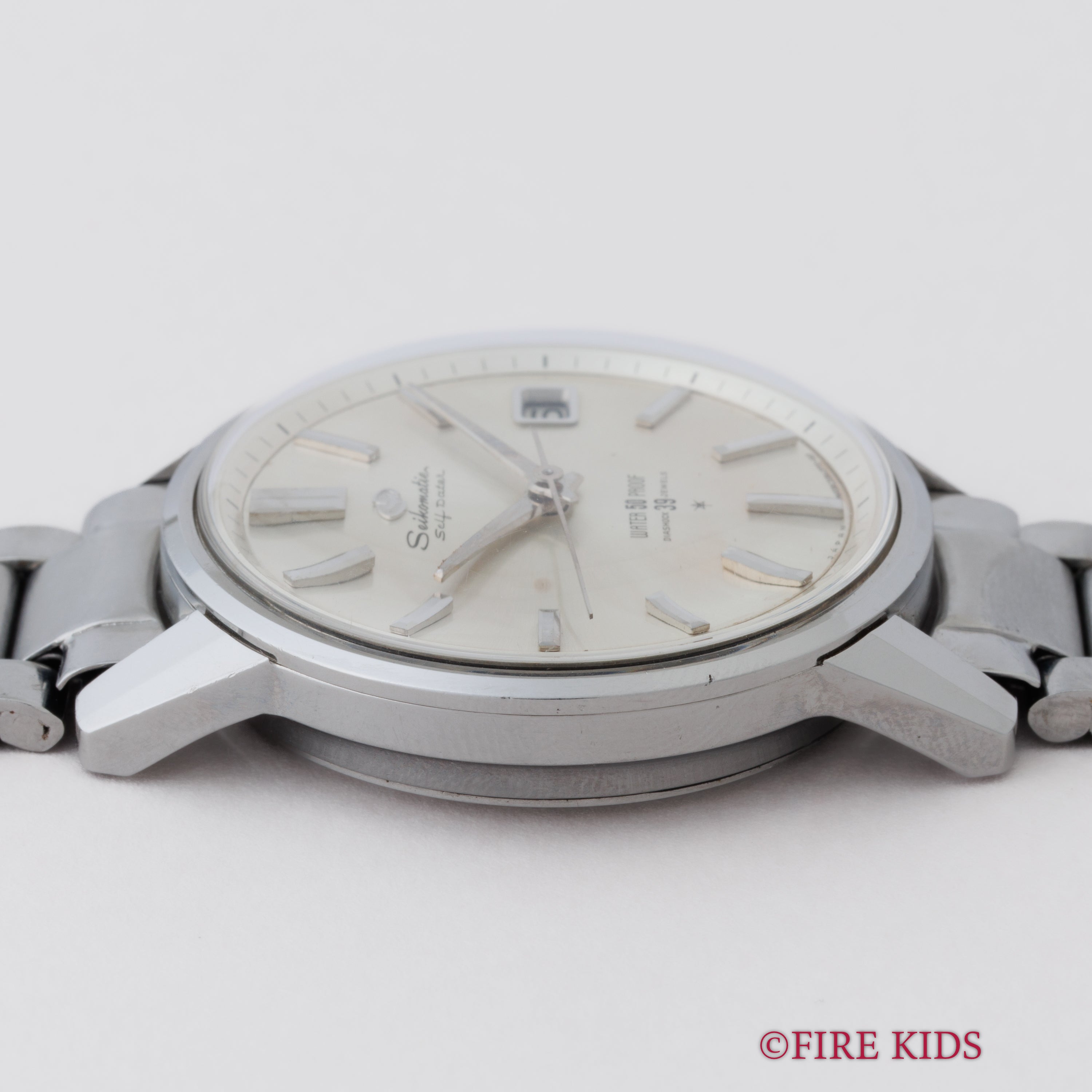 セイコー マチックセルフデーター 39石 1963年製 Ref.J13060 ステンレスブレス