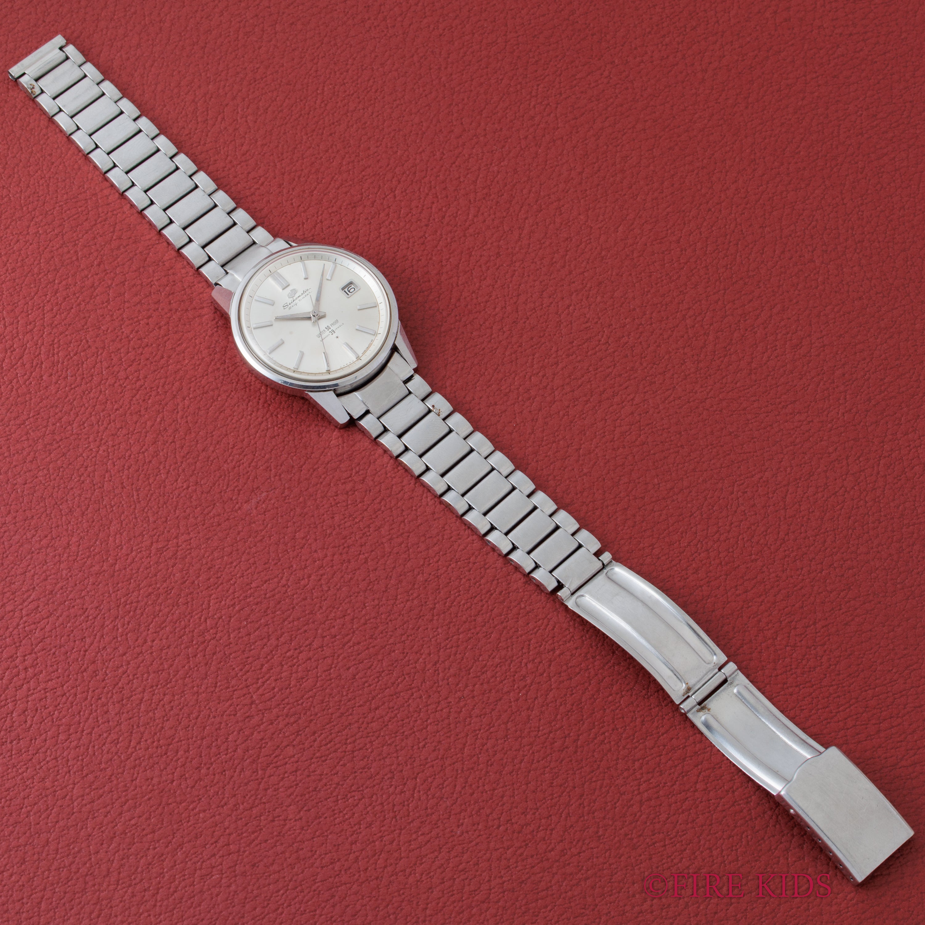セイコー マチックセルフデーター 39石 1963年製 Ref.J13060 ステンレスブレス