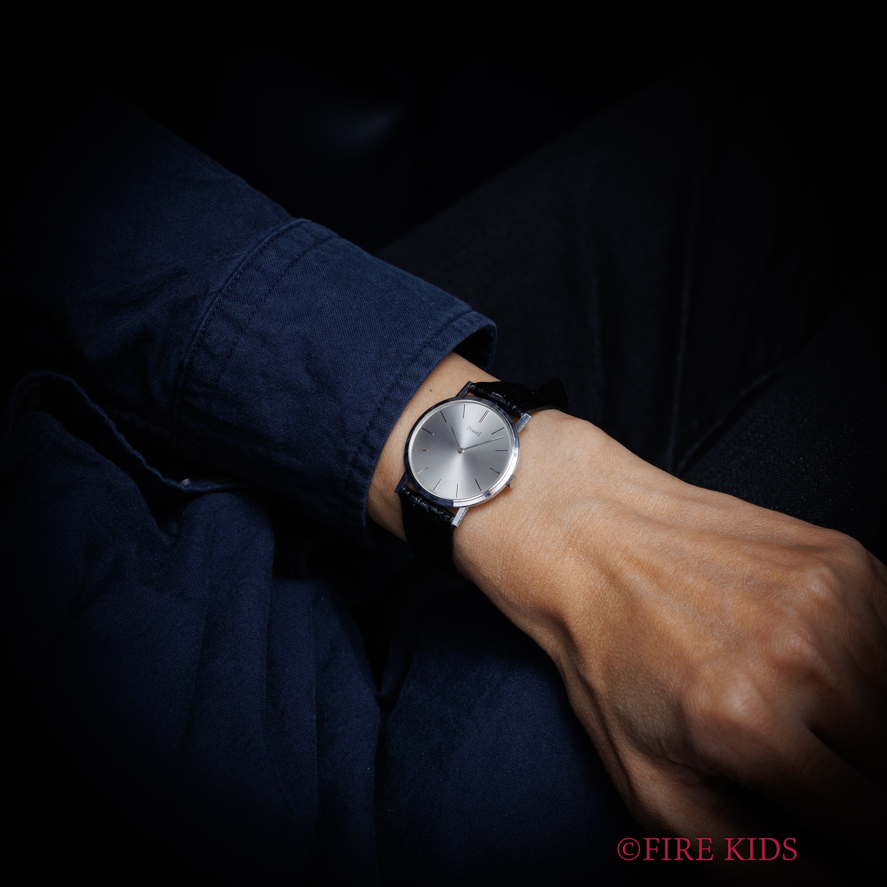 ピアジェ 18金無垢 ラウンドケース 1980年代製 手巻き Ref.Ref.9003 19