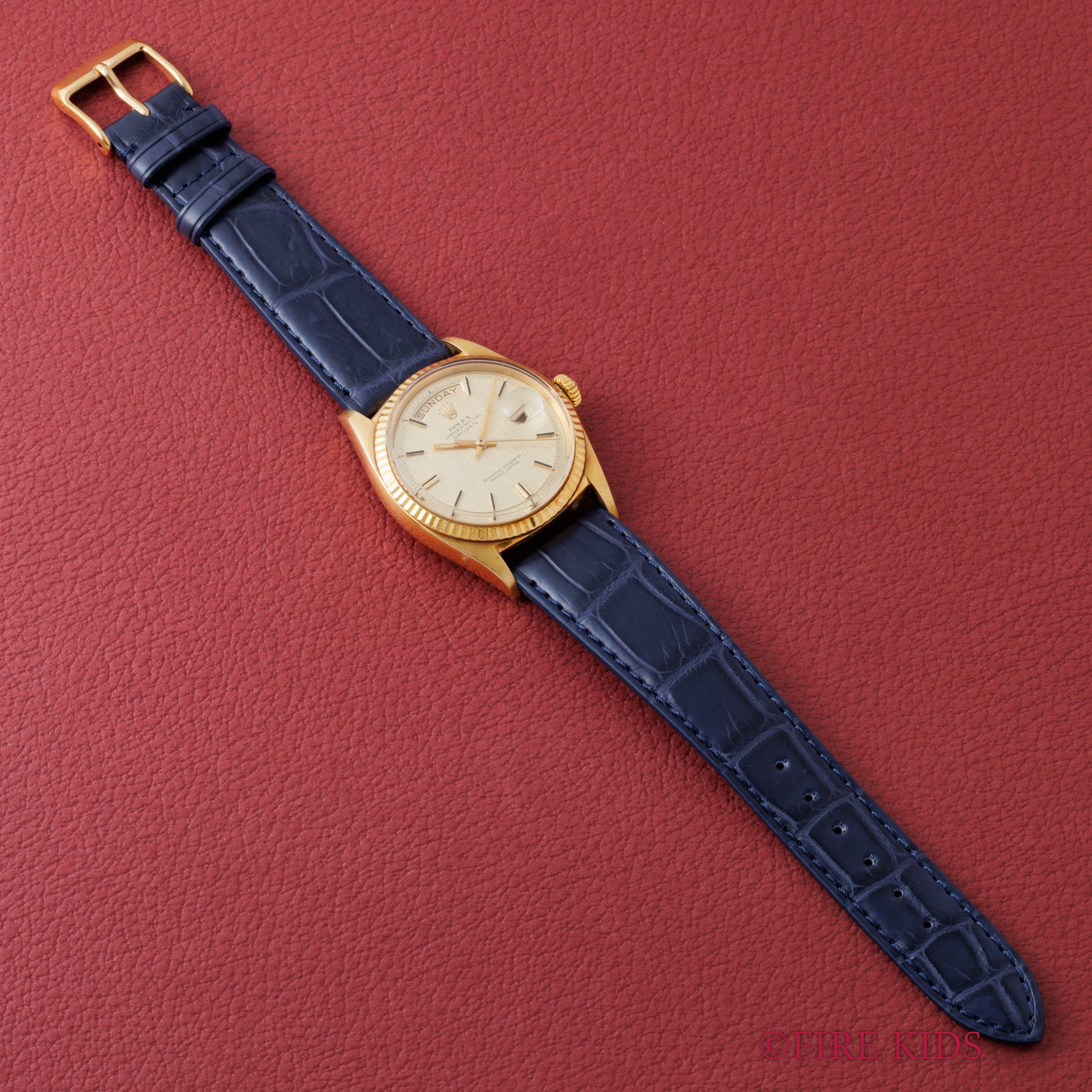 ロレックス デイデイト 1968年製 18金無垢 Ref.1803 モザイクダイヤル