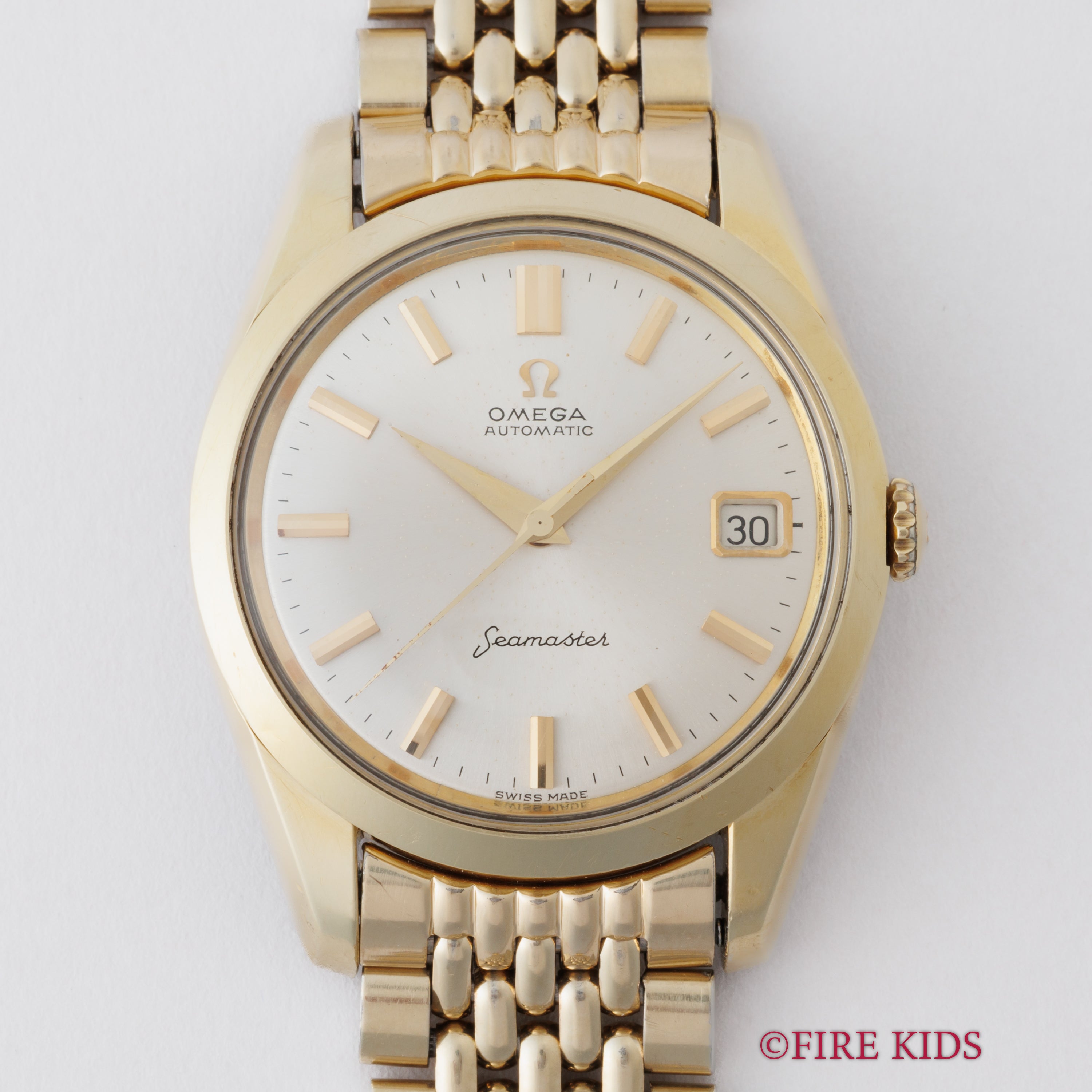 オメガ シーマスター オートマチック 1963年製 Ref.14763-62 純正ブレス Cal.562 トップゴールド