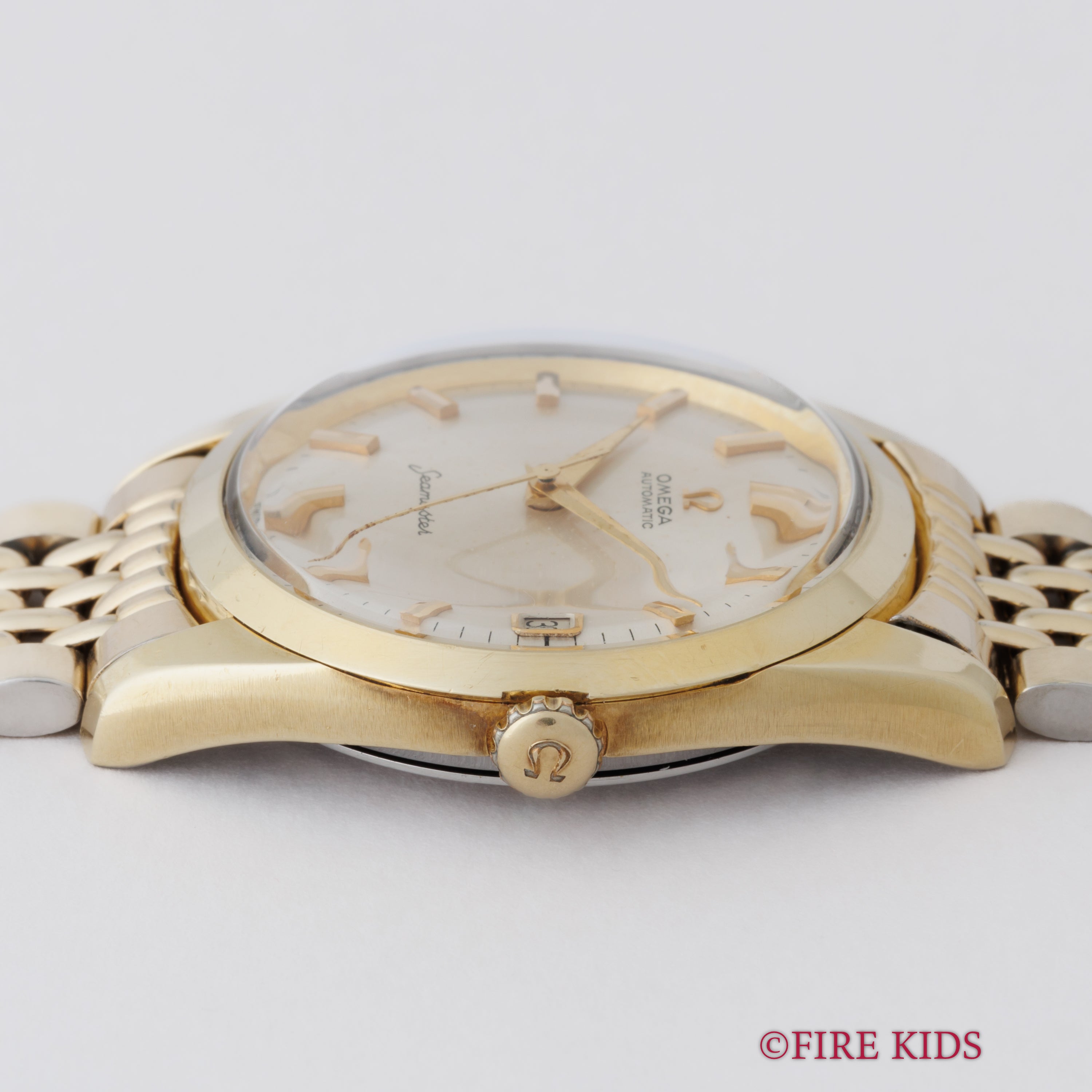 オメガ シーマスター オートマチック 1963年製 Ref.14763-62 純正ブレス Cal.562 トップゴールド