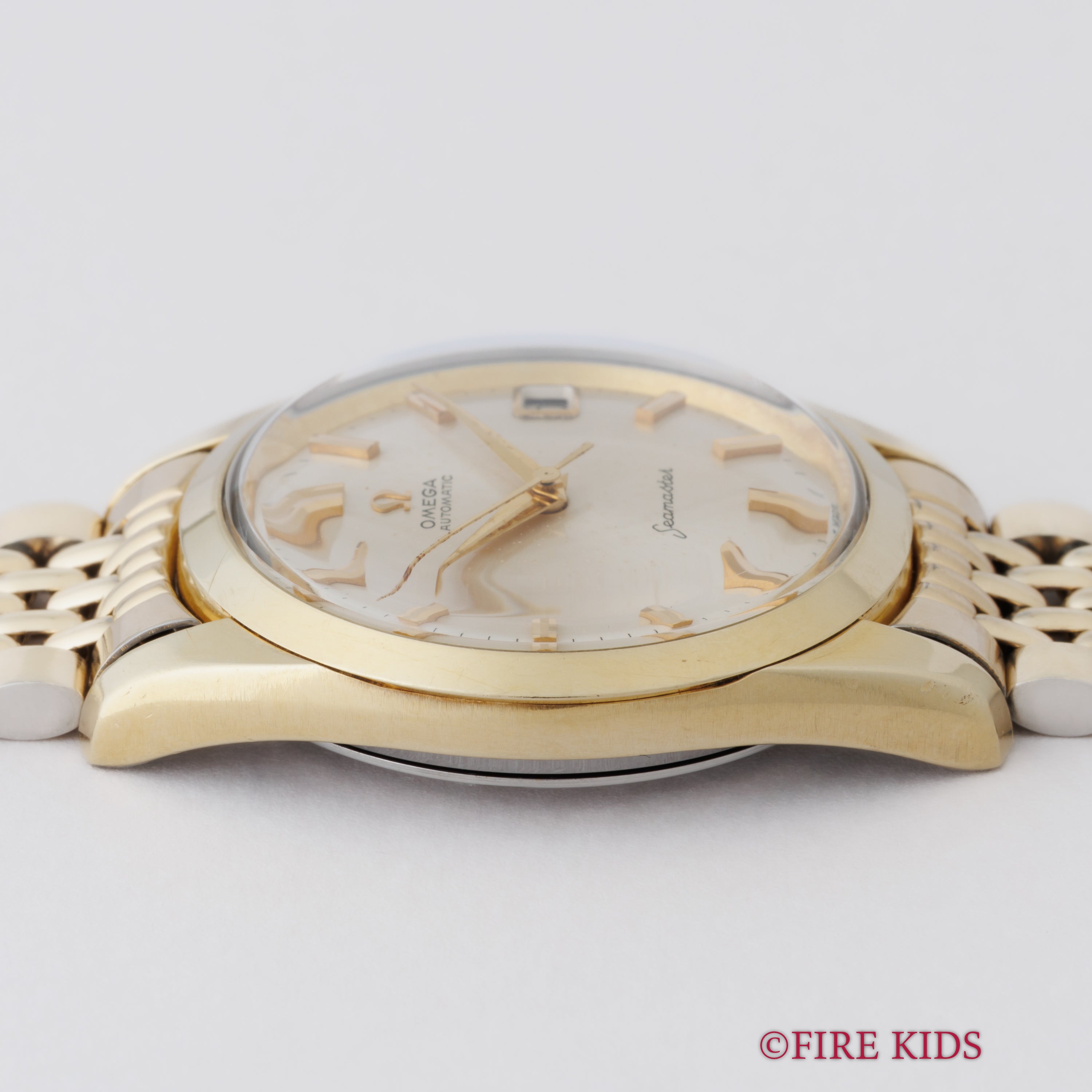オメガ シーマスター オートマチック 1963年製 Ref.14763-62 純正ブレス Cal.562 トップゴールド