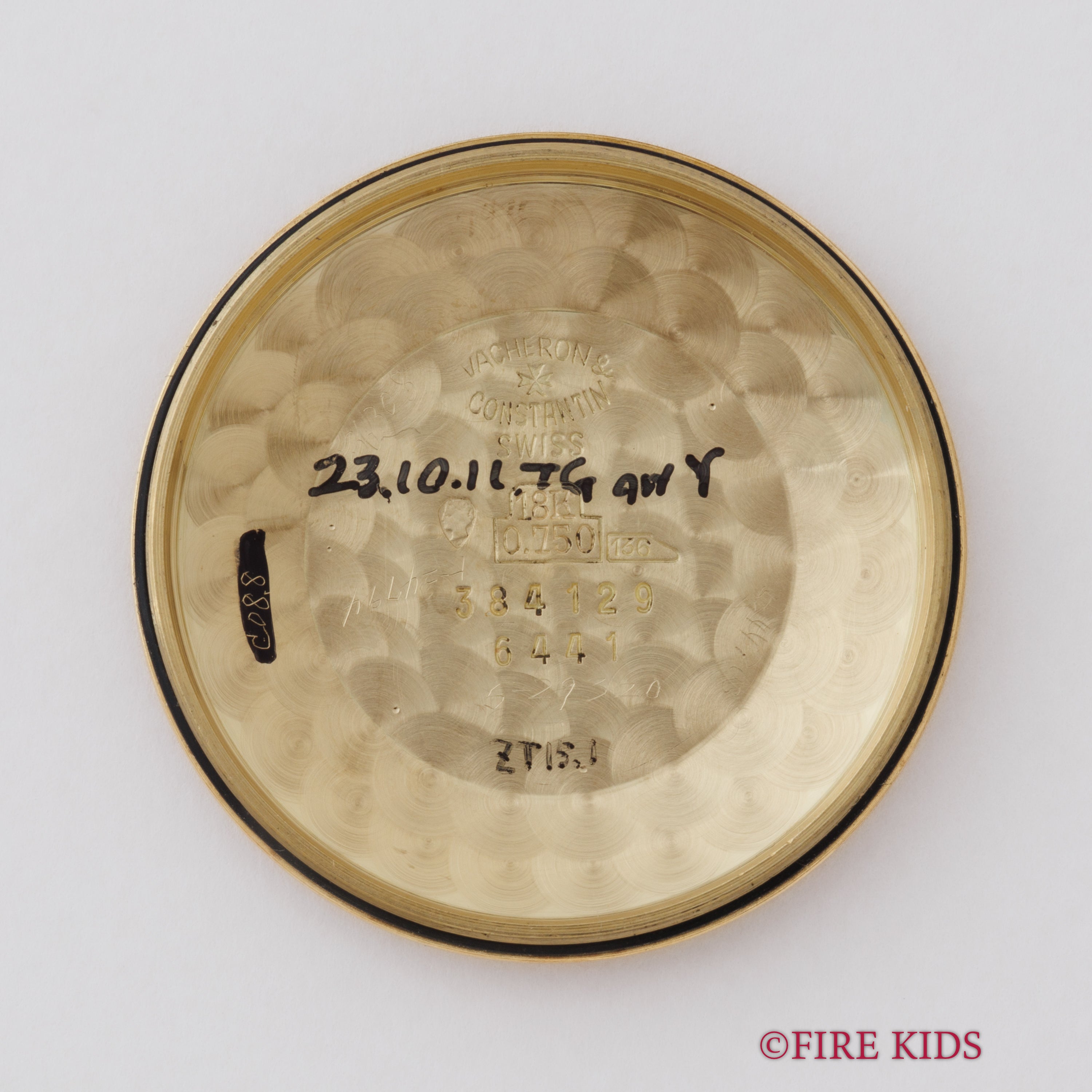 ヴァシュロン・コンスタンタン 18金無垢 ラウンドケース 自動巻き Ref.6441 Cal.K1071 1960年代製　純正尾錠