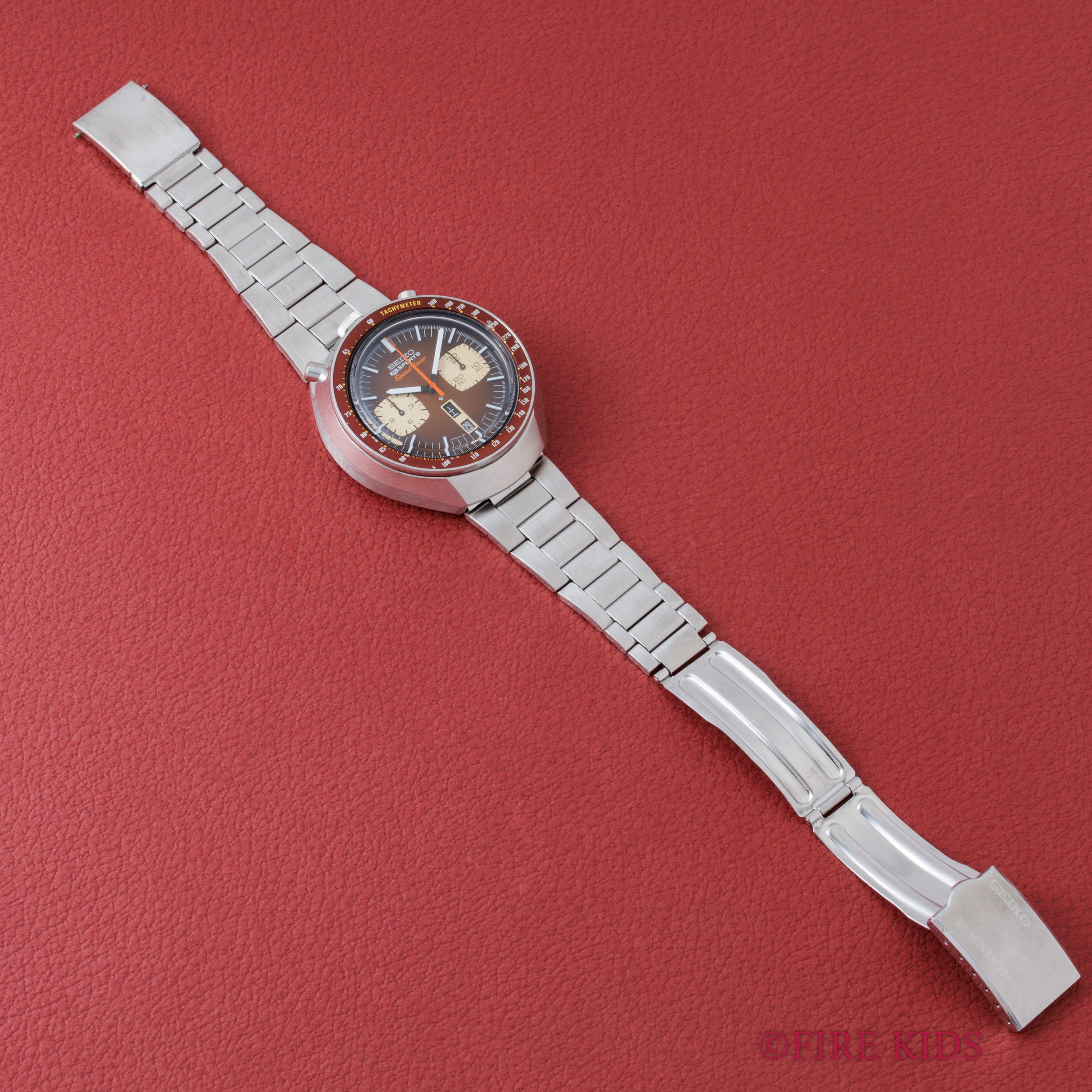 セイコー 1975年製 茶馬 Ref.6138-0040 5スポーツ スピードタイマー 国内仕様 ブルヘッド 純正ブレス