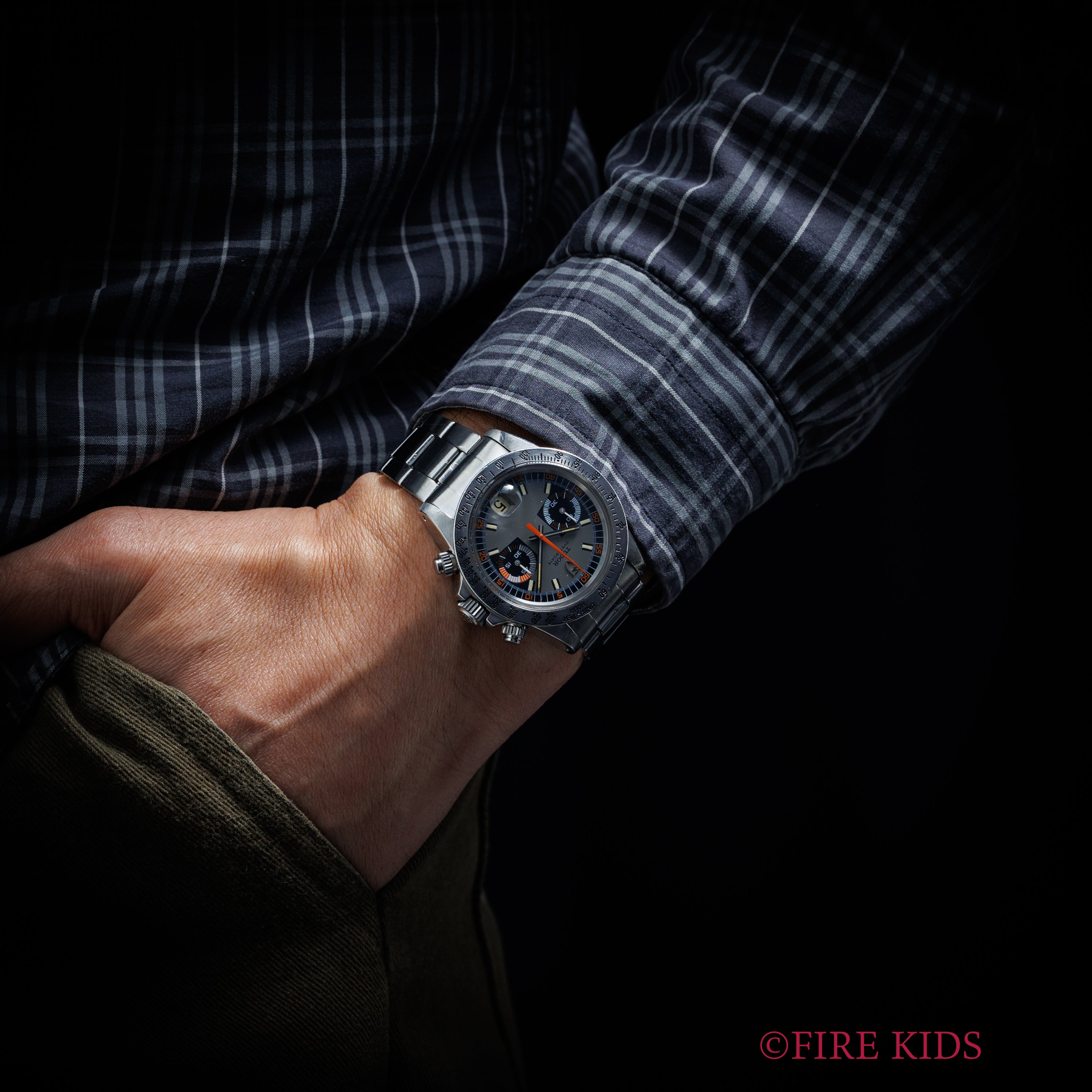 チューダー クロノグラフ モンテカルロ 1972年製 Ref.7159/0 手巻