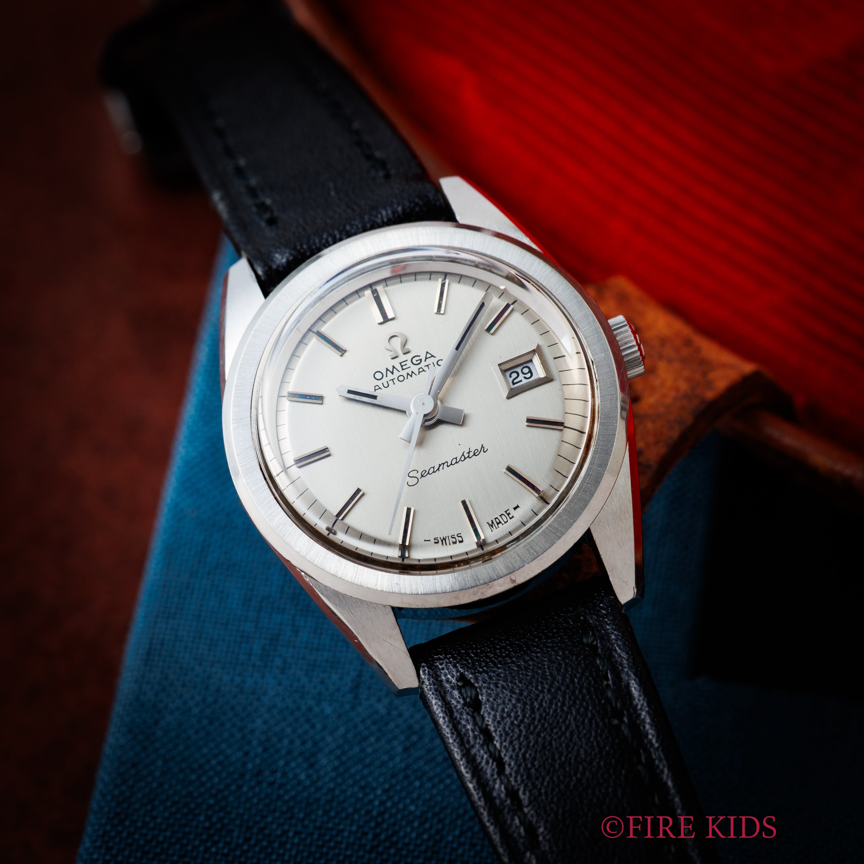 オメガ シーマスター レディース1968年製 Ref.568.008 グレー 自動巻き 純正尾錠