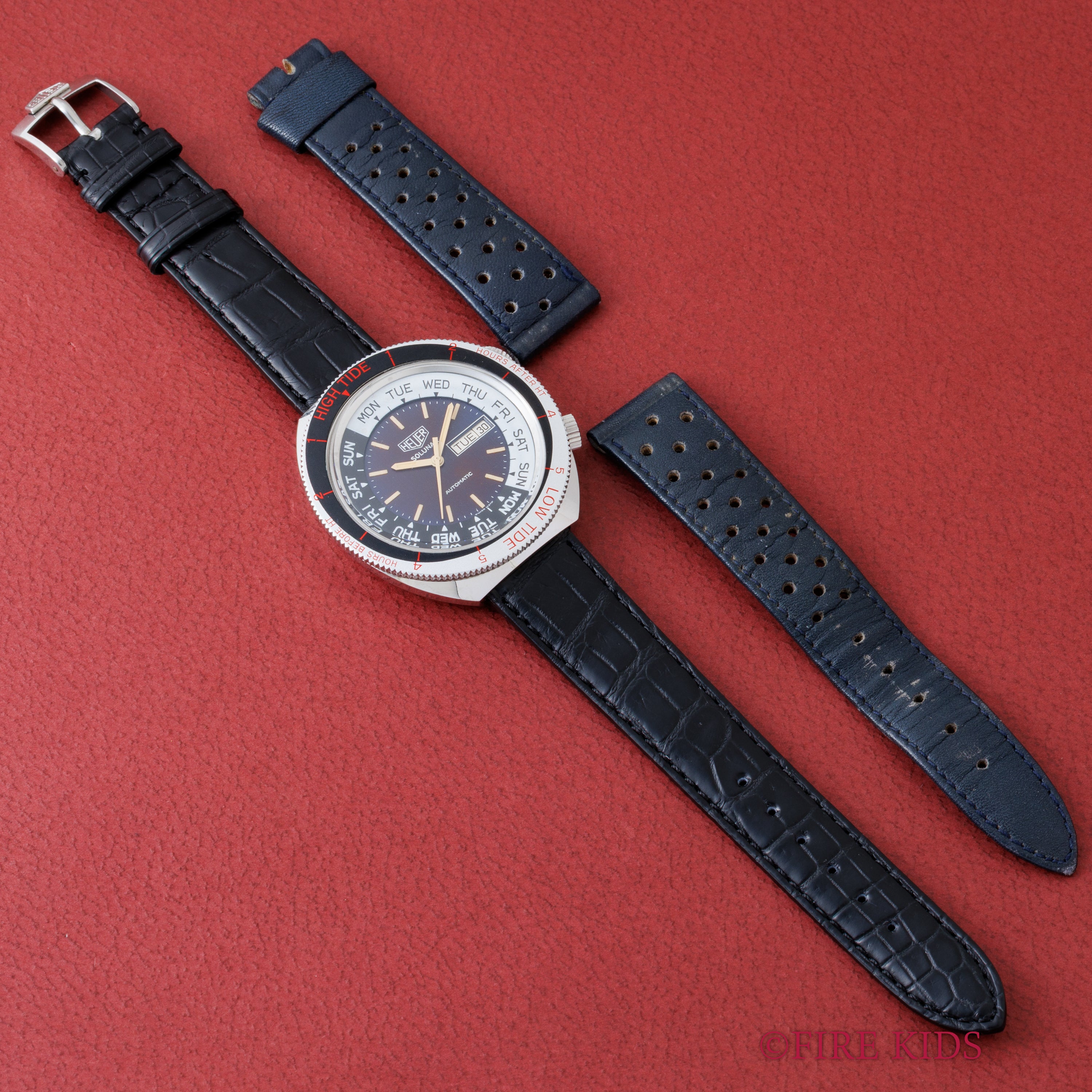 ホイヤー ソルナール2ndモデル Ref.279.603 2週間ベゼル 1970年代半ば～後半製 自動巻き