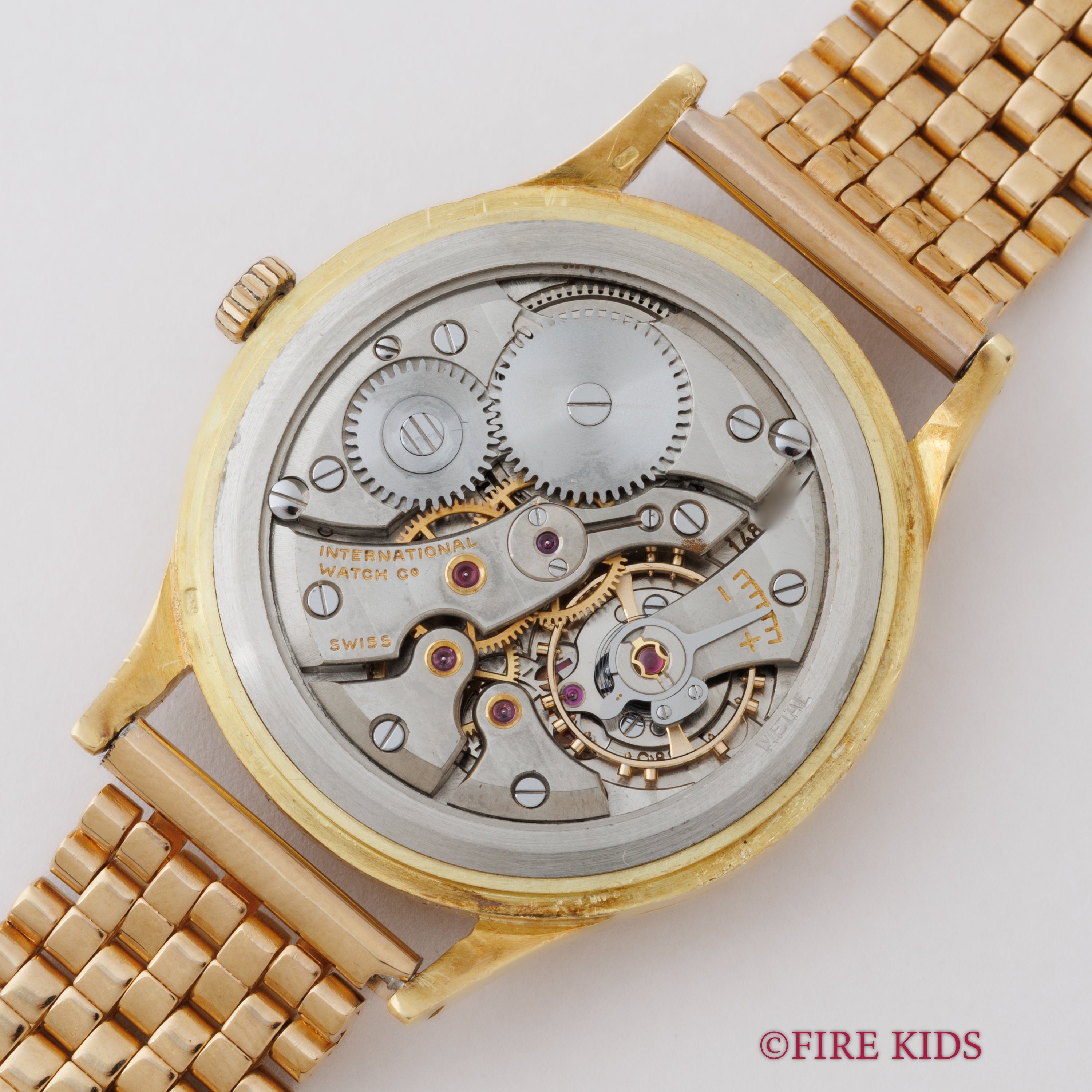 IWC Cal.89 1962年製 18金無垢イエローゴールド 手巻き ラウンドケース