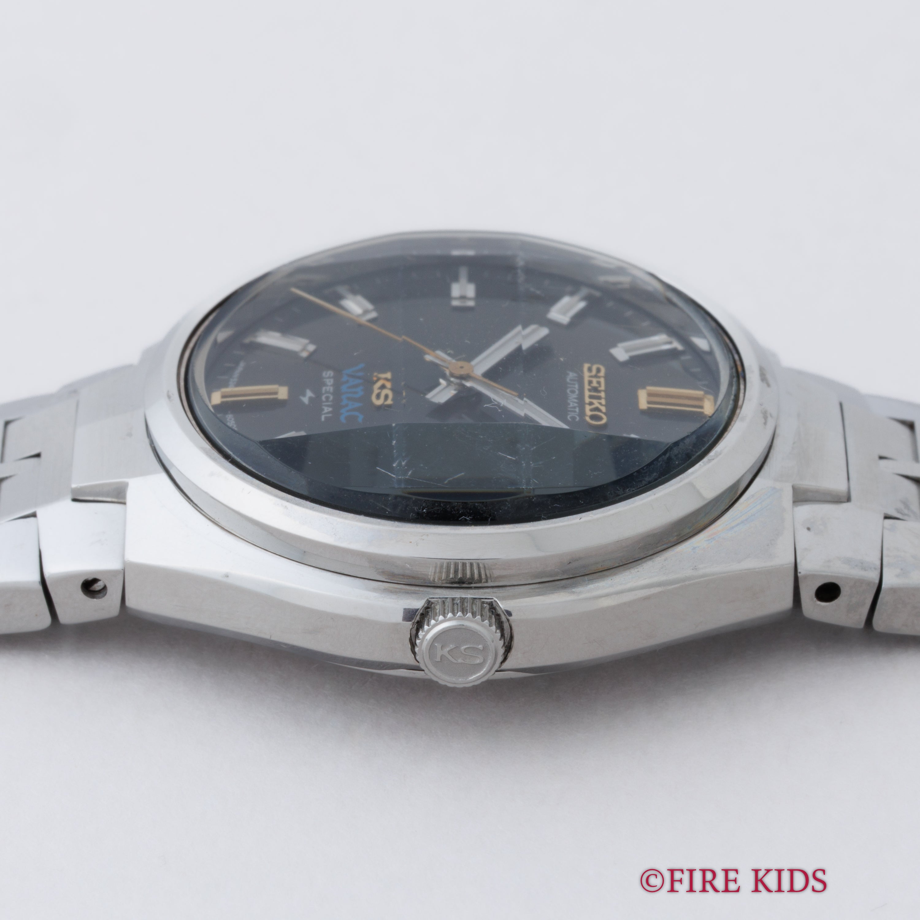 キングセイコー バナック スペシャル 1972年製 Ref.5246-6040 グレーダイヤル カットガラス ハイビート自動巻き