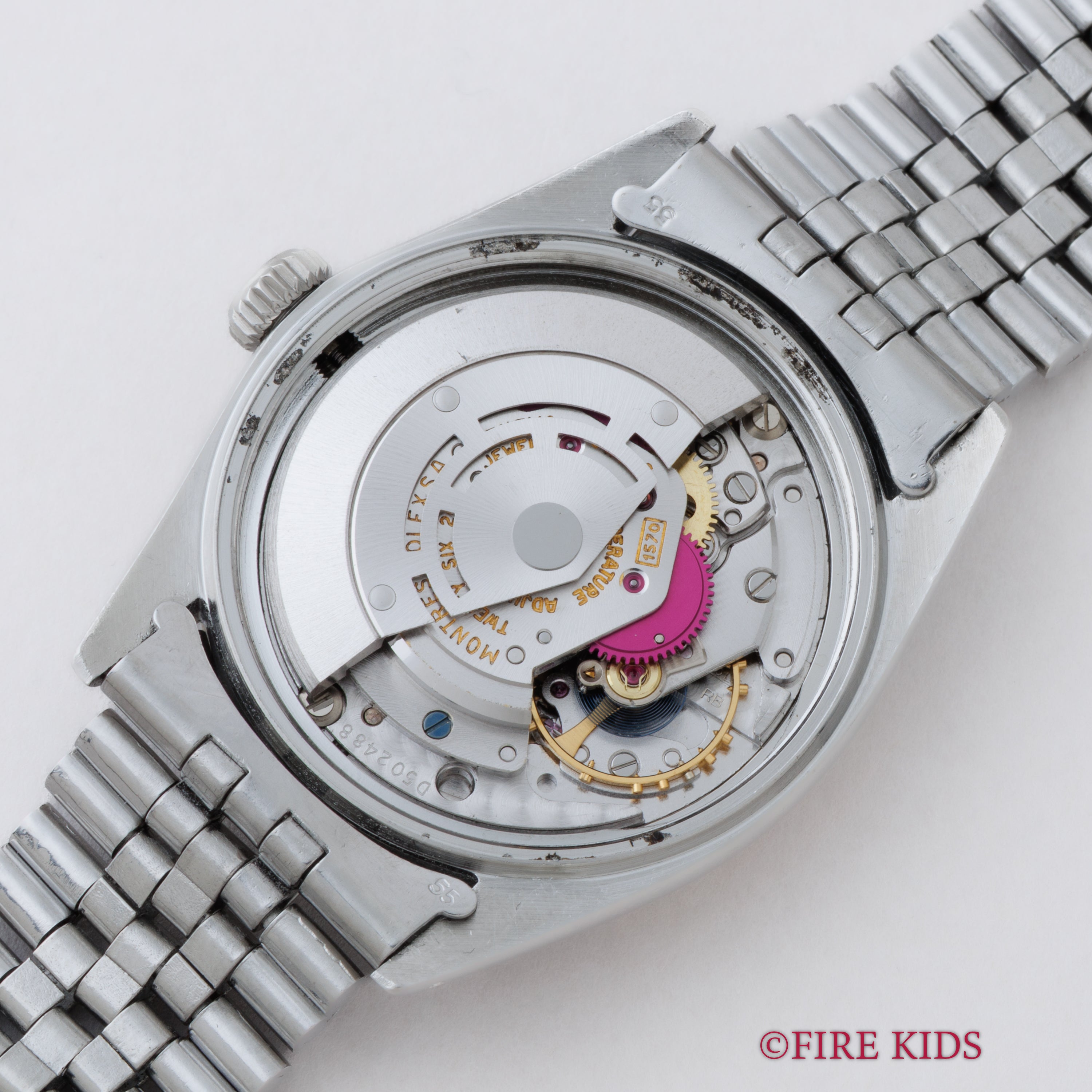 ロレックス デイトジャスト 1970年製 Ref.1601 シルバーダイヤル 自動巻 純正ジュビリーブレス 夜光無し