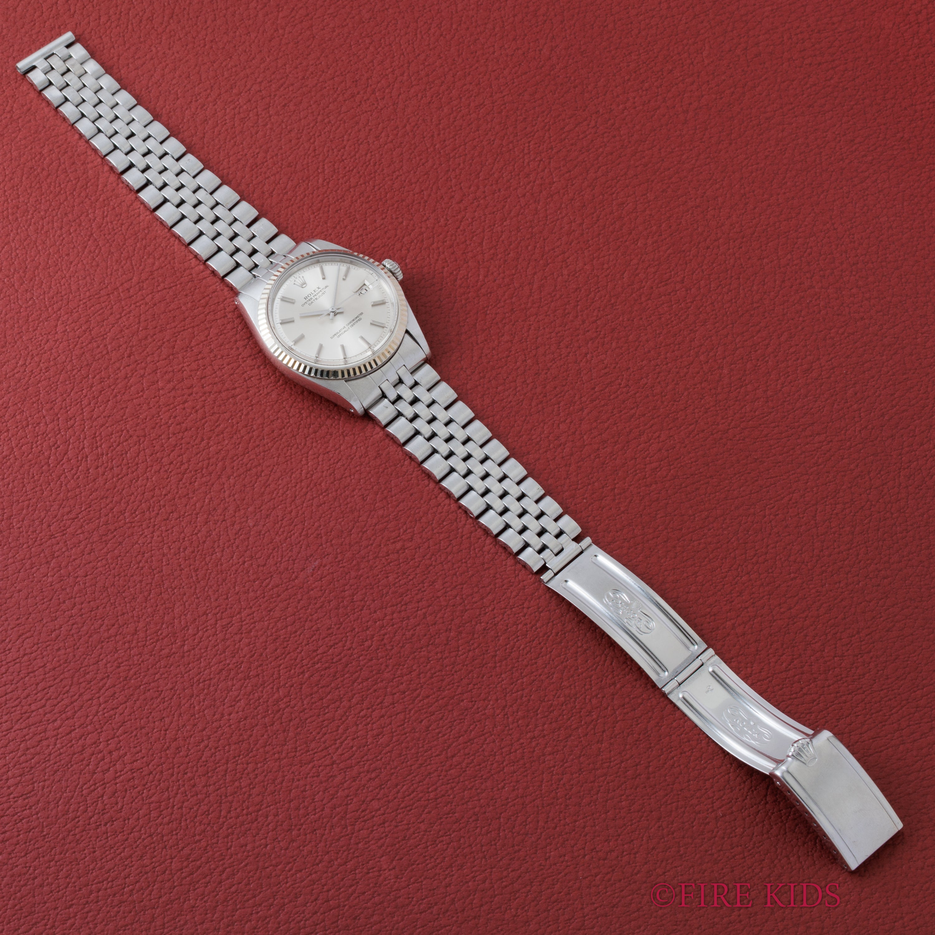 ロレックス デイトジャスト 1970年製 Ref.1601 シルバーダイヤル 自動巻 純正ジュビリーブレス 夜光無し