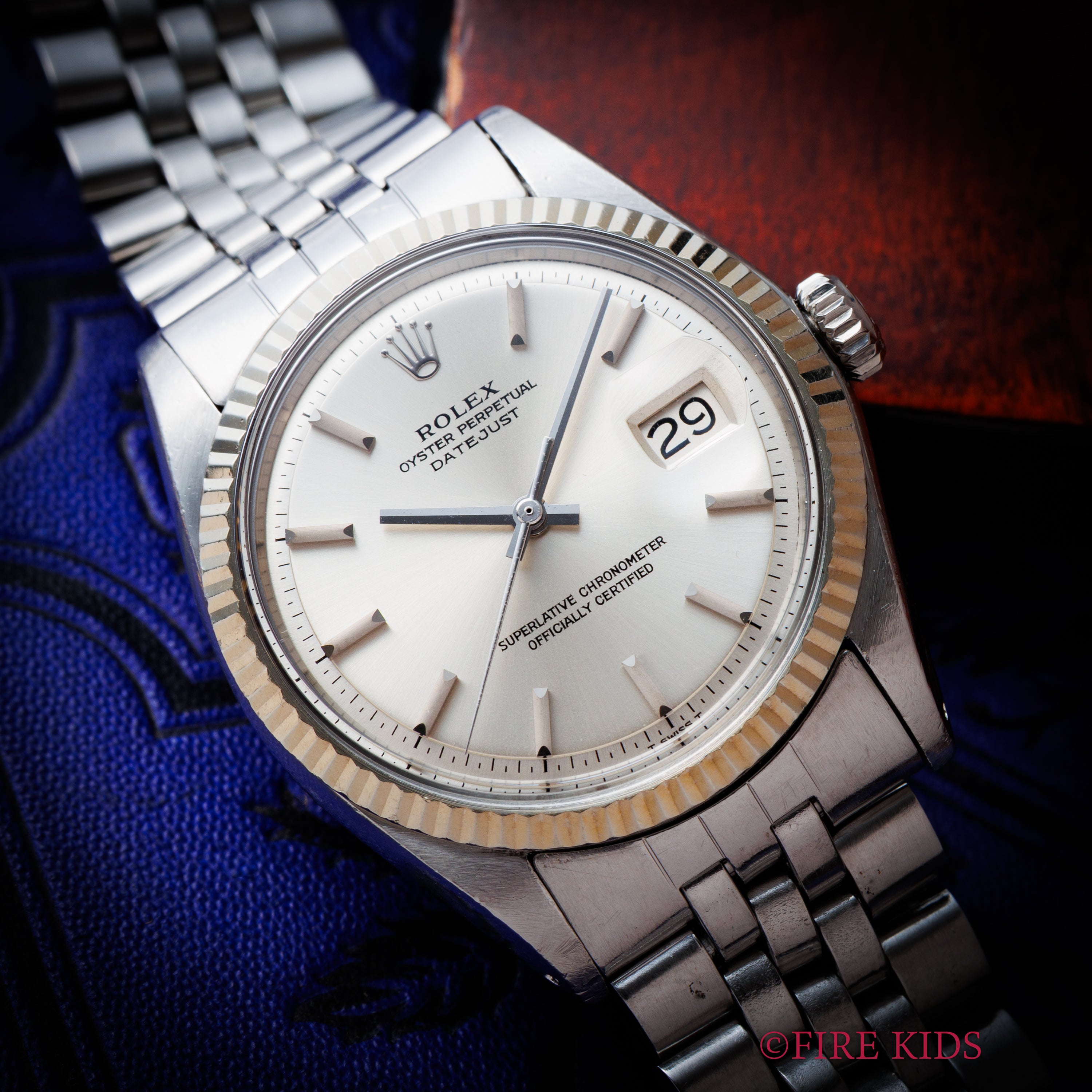 ロレックス デイトジャスト 1970年製 Ref.1601 シルバーダイヤル 自動巻 純正ジュビリーブレス 夜光無し