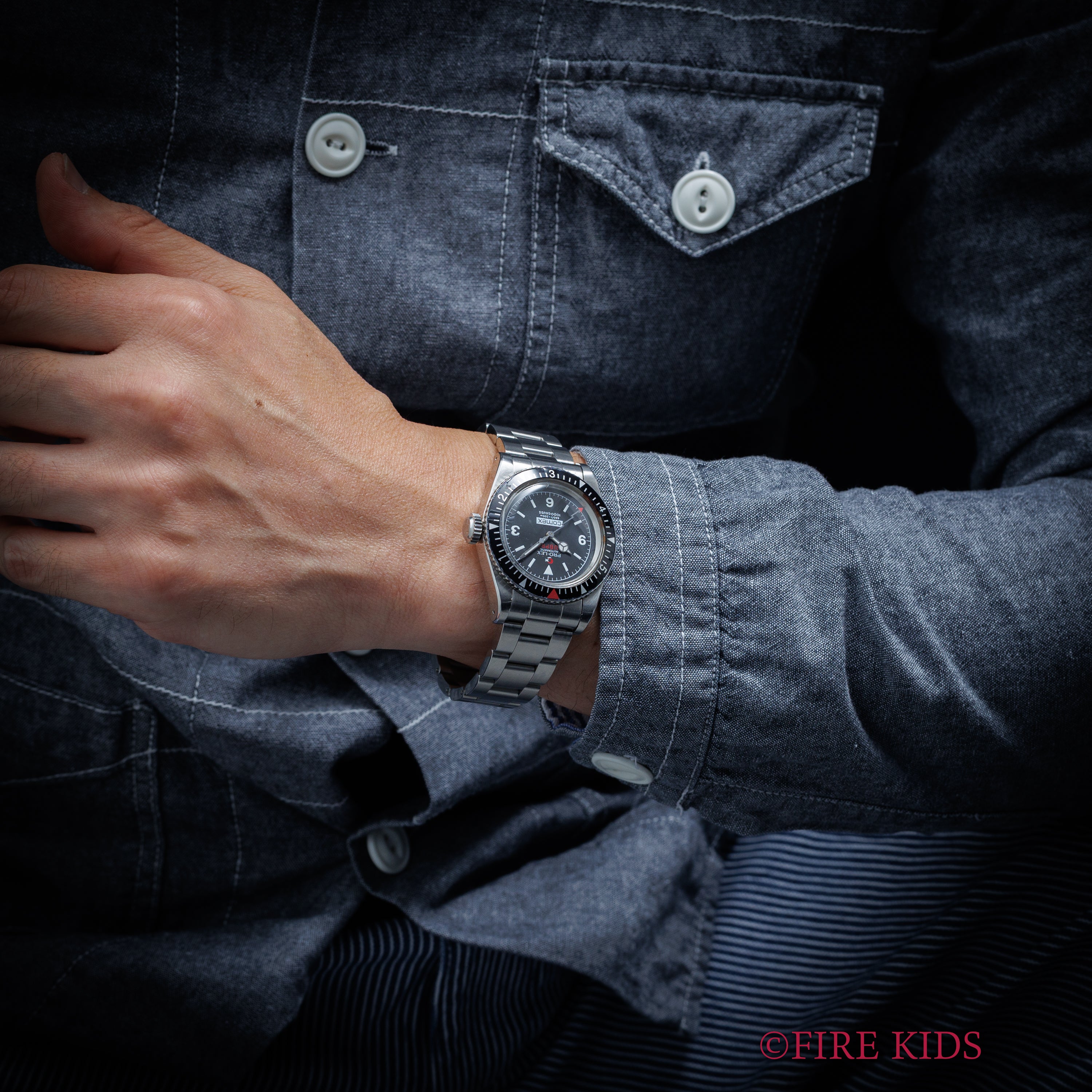 PRO-LEX SUBPRO COMEX2000 稲妻針 耐磁ケース 2000年代製 自動巻 箱