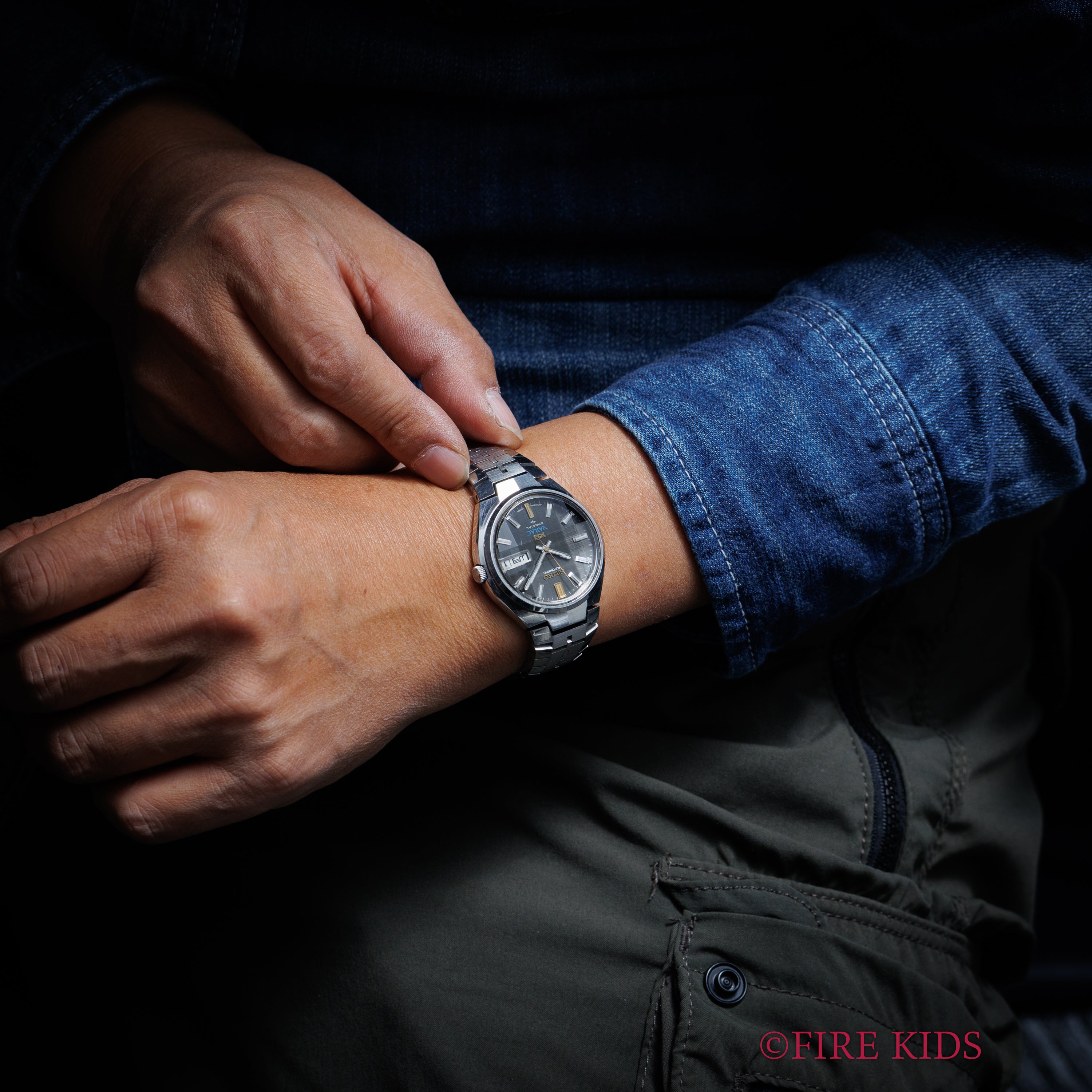 キングセイコー バナック スペシャル 1972年製 Ref.5246-6040 グレーダイヤル カットガラス ハイビート自動巻き