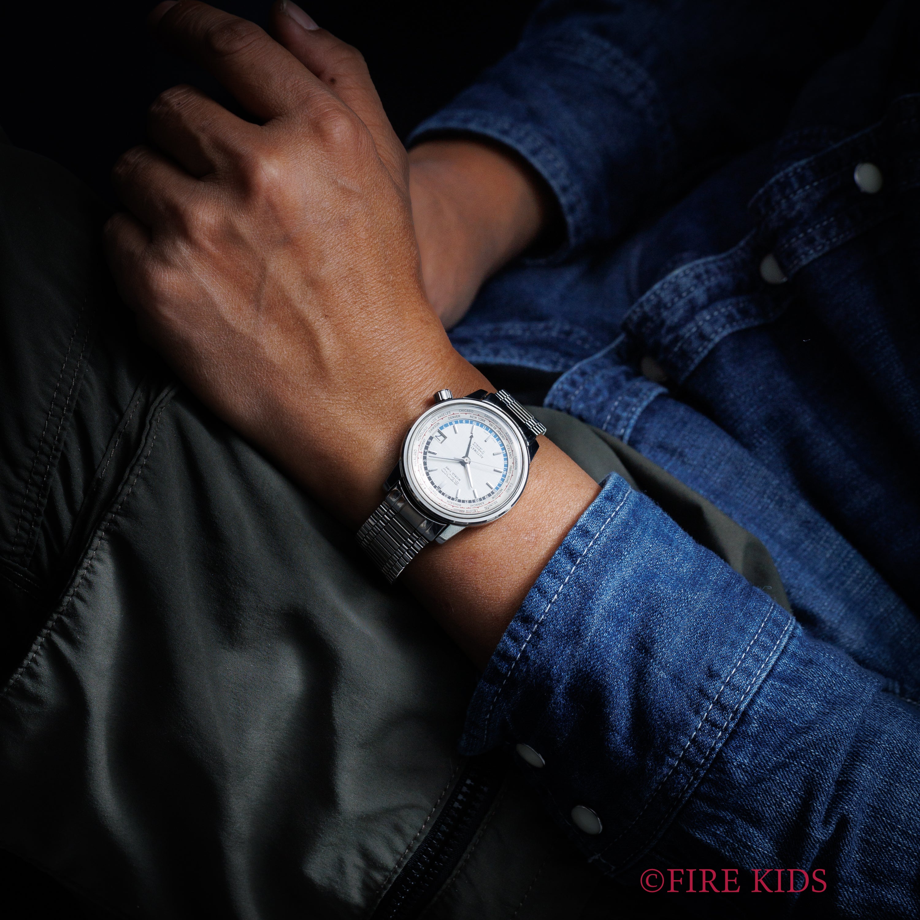 セイコー ワールドタイム1st 1964年製 Ref.6217-7000 聖火マーク オリジナルブレス