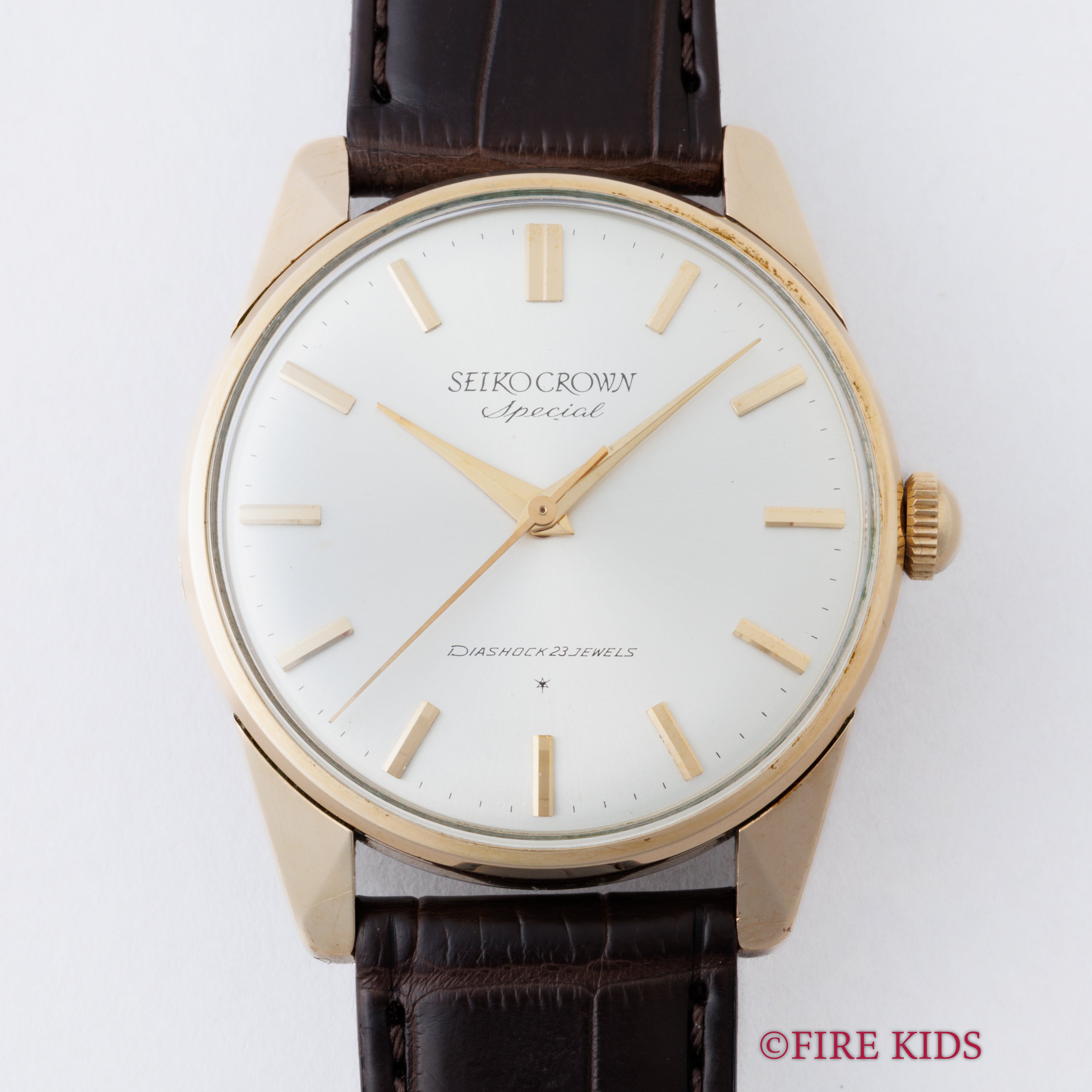 セイコー クラウンスペシャル 1964年製 金張り Ref.70299 箱付き