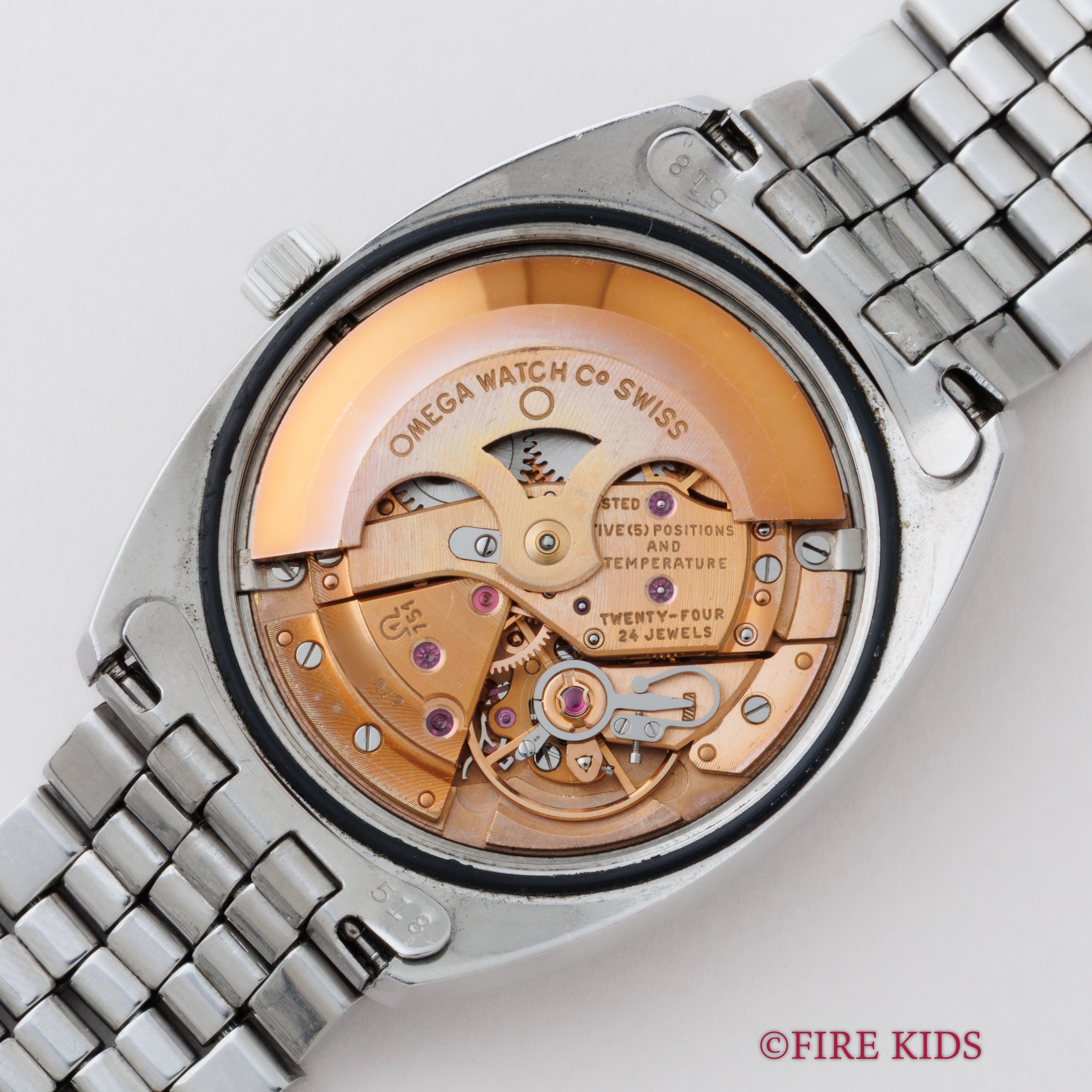 オメガ コンステレーション ジェンタ 1968年製 Ref.168.029 リネンダイヤル 純正ブレス WGコインエッジベゼル