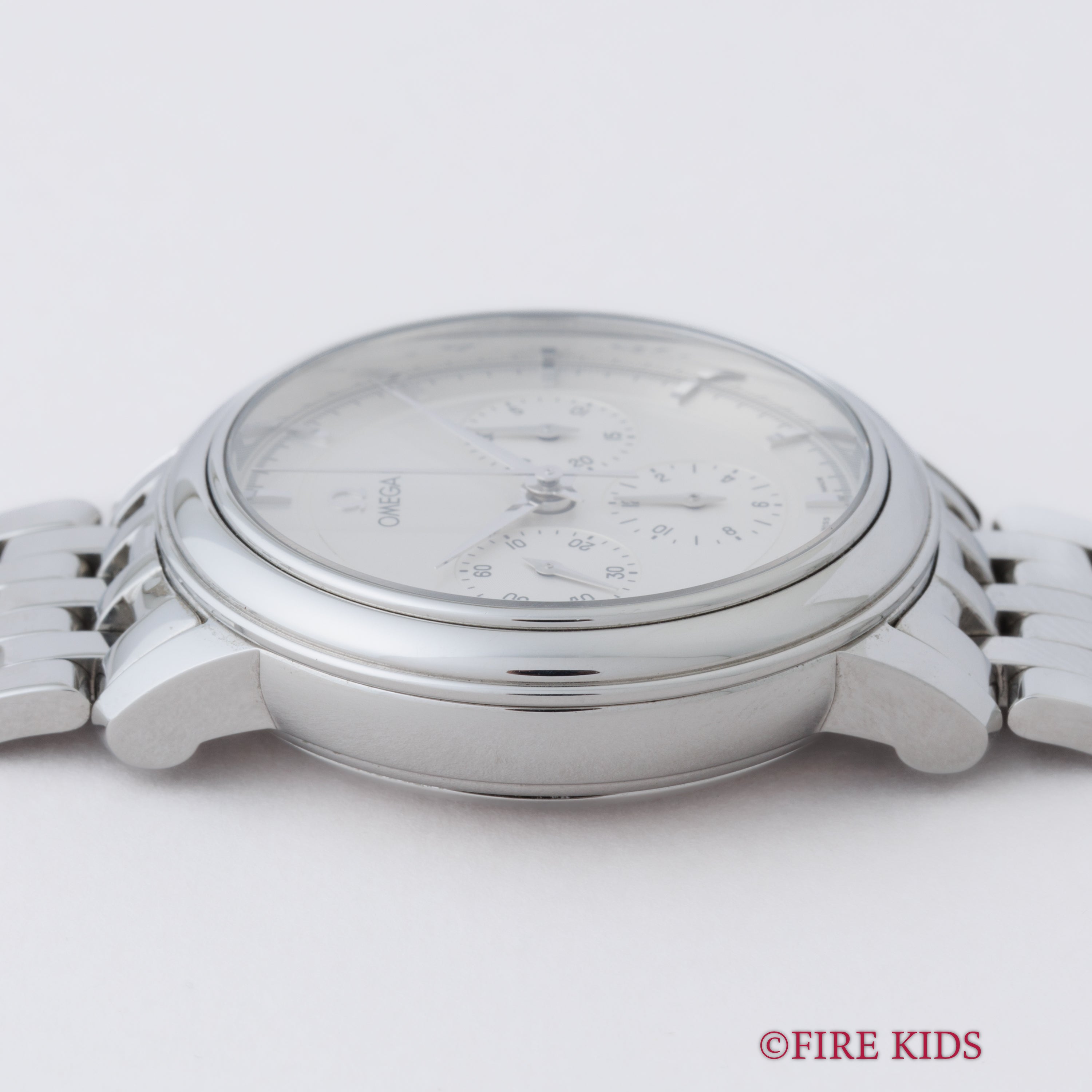 オメガ プレステージ クロノグラフ 1994年製 手巻 Cal.861 シルバーダイヤル 純正ブレス