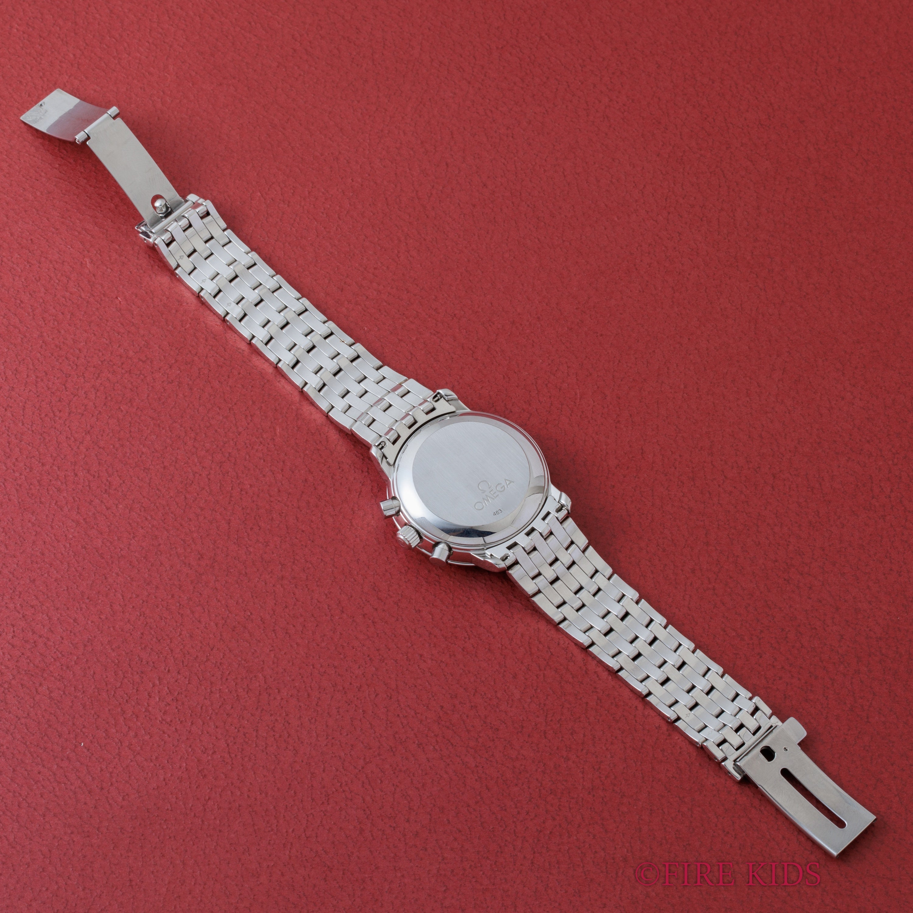 オメガ プレステージ クロノグラフ 1994年製 手巻 Cal.861 シルバーダイヤル 純正ブレス