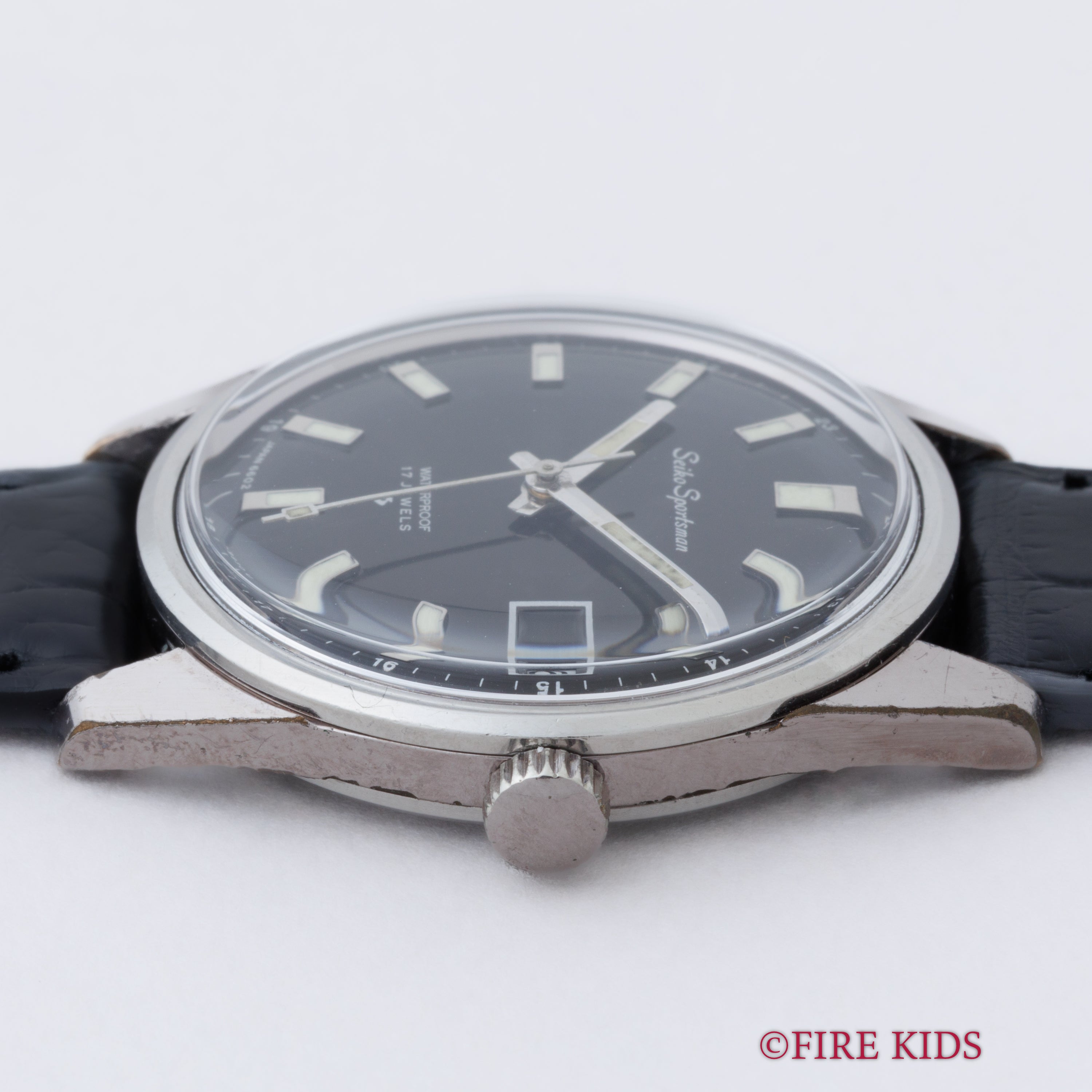 セイコー スポーツマン 1968年製 ブラックミラー文字盤 手巻き Ref.6602-9982 Cal.6602B