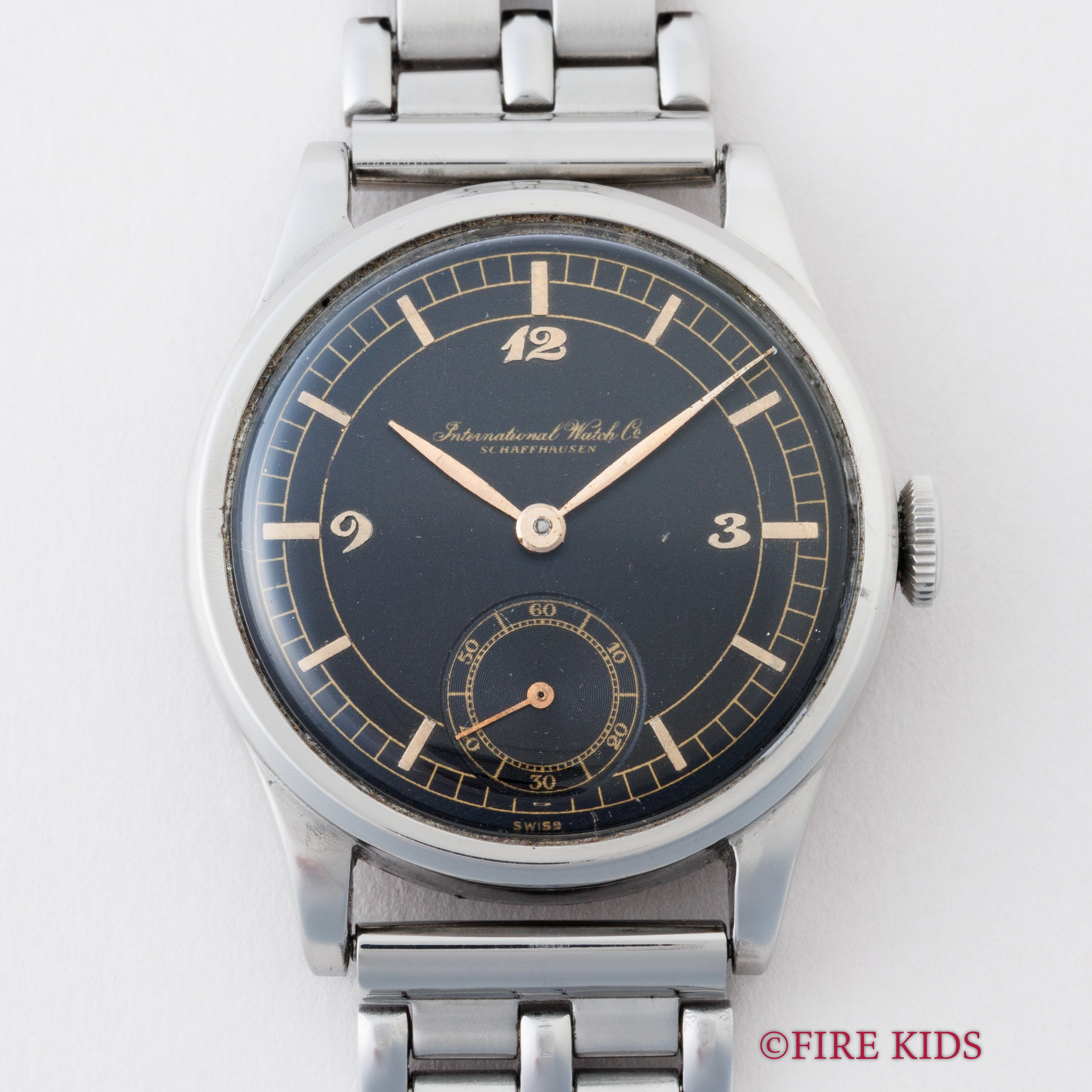 IWC 1936～1937年製 Cal.83 セクターダイヤル スモールセコンド 手巻き