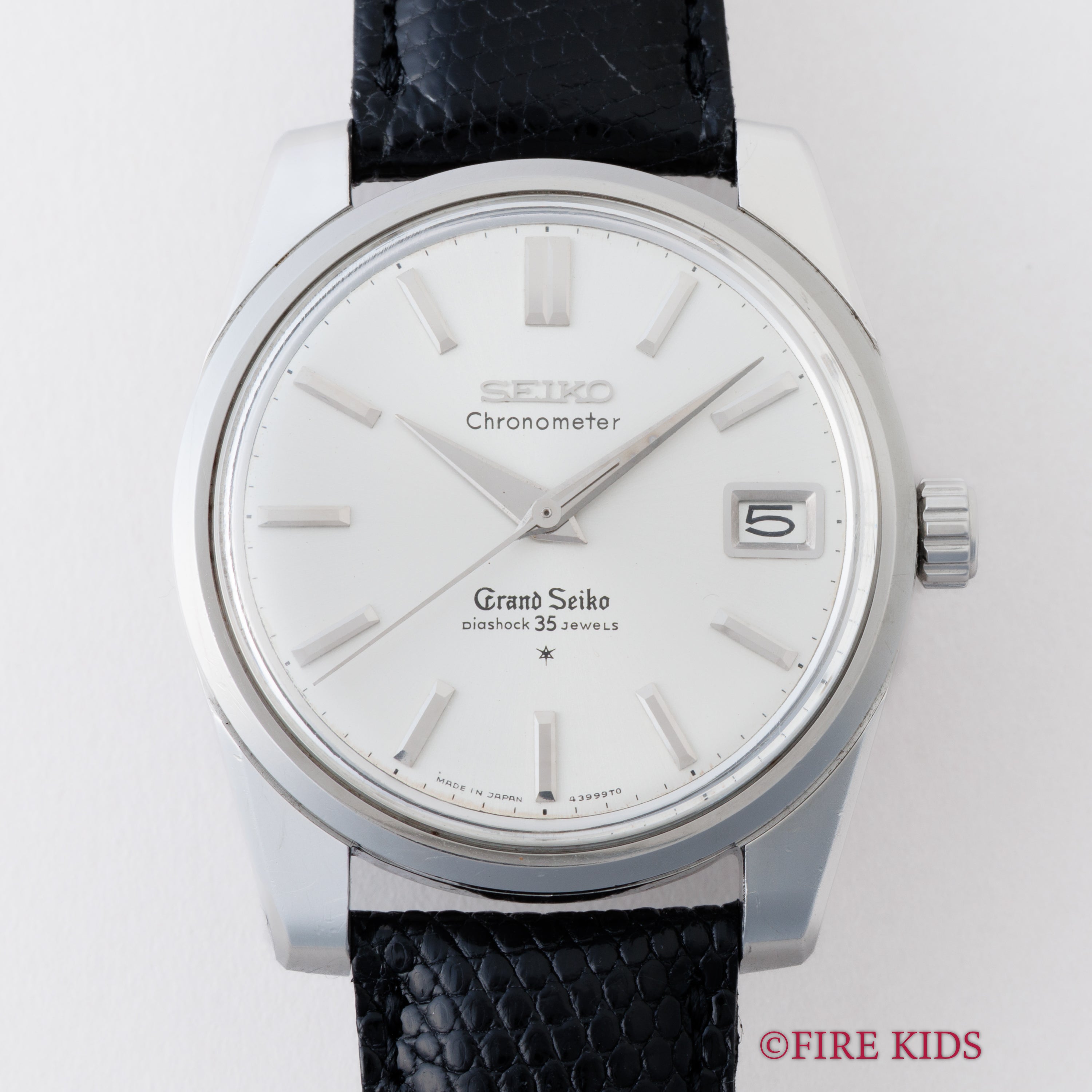 グランドセイコー セルフデーター 1965年製 Ref.43999 GS2nd 初期 ライオンメダル 純正GS尾錠