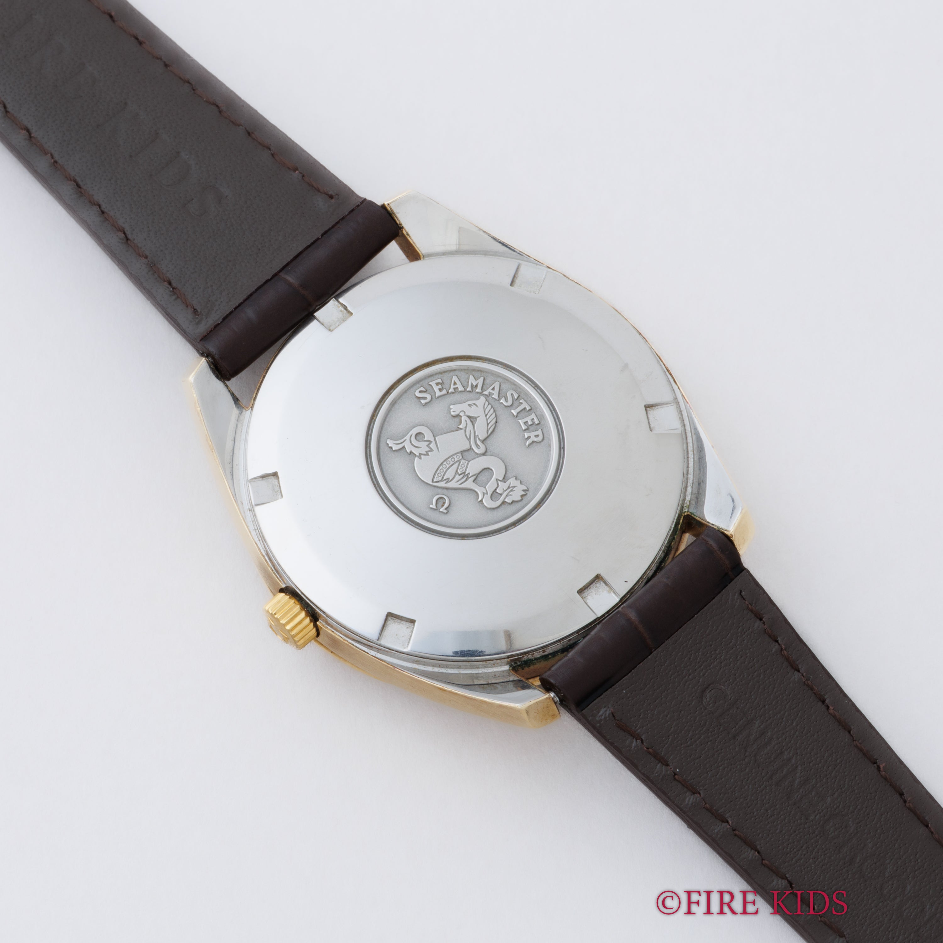 オメガ シーマスター デイデイト トップゴールドケース 1967年製 自動巻き Ref.166.032 Cal.752 純正尾錠