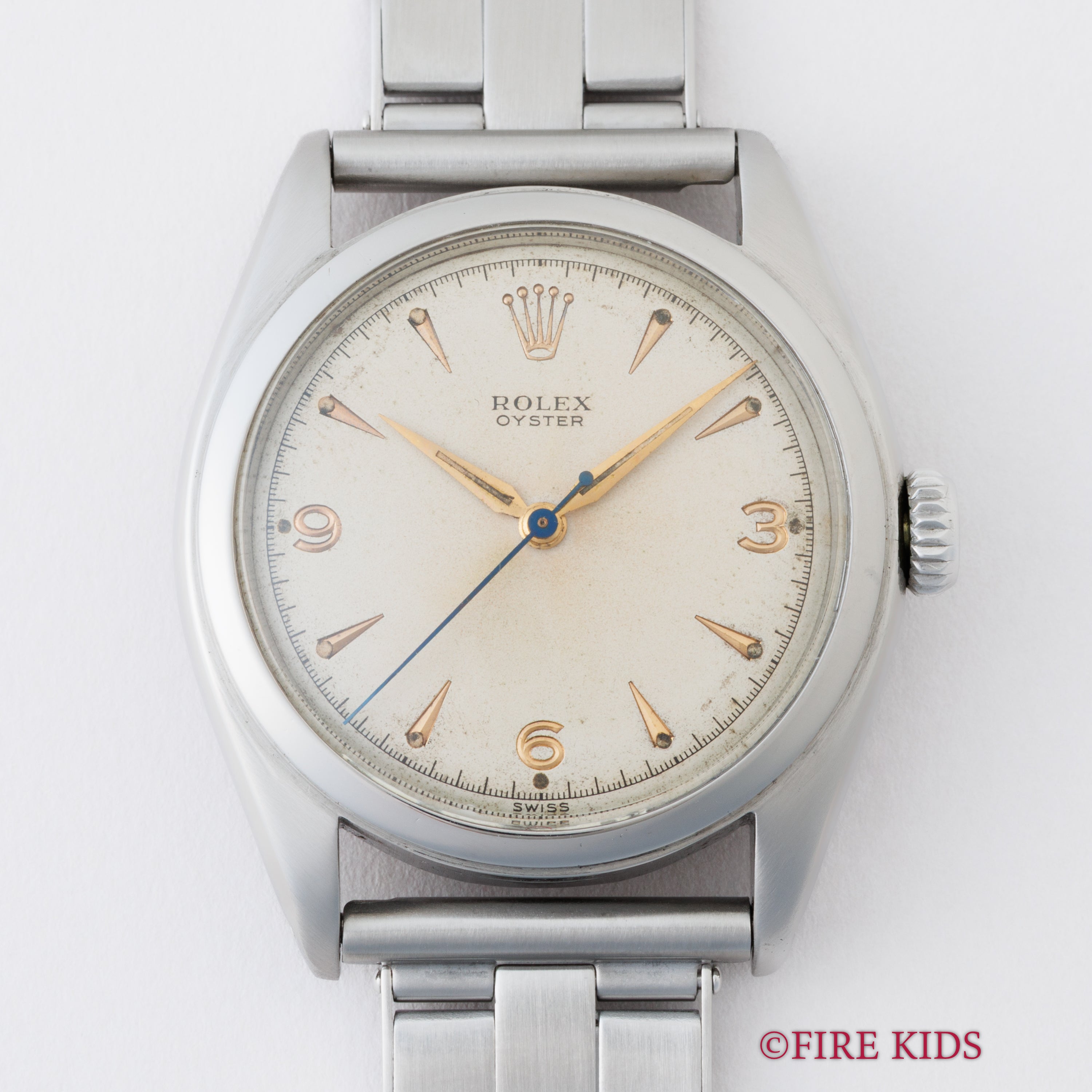 ロレックス オイスター 1953年製  Ref.6022 彫エクスプローラーダイヤル スーパーオイスターリューズ