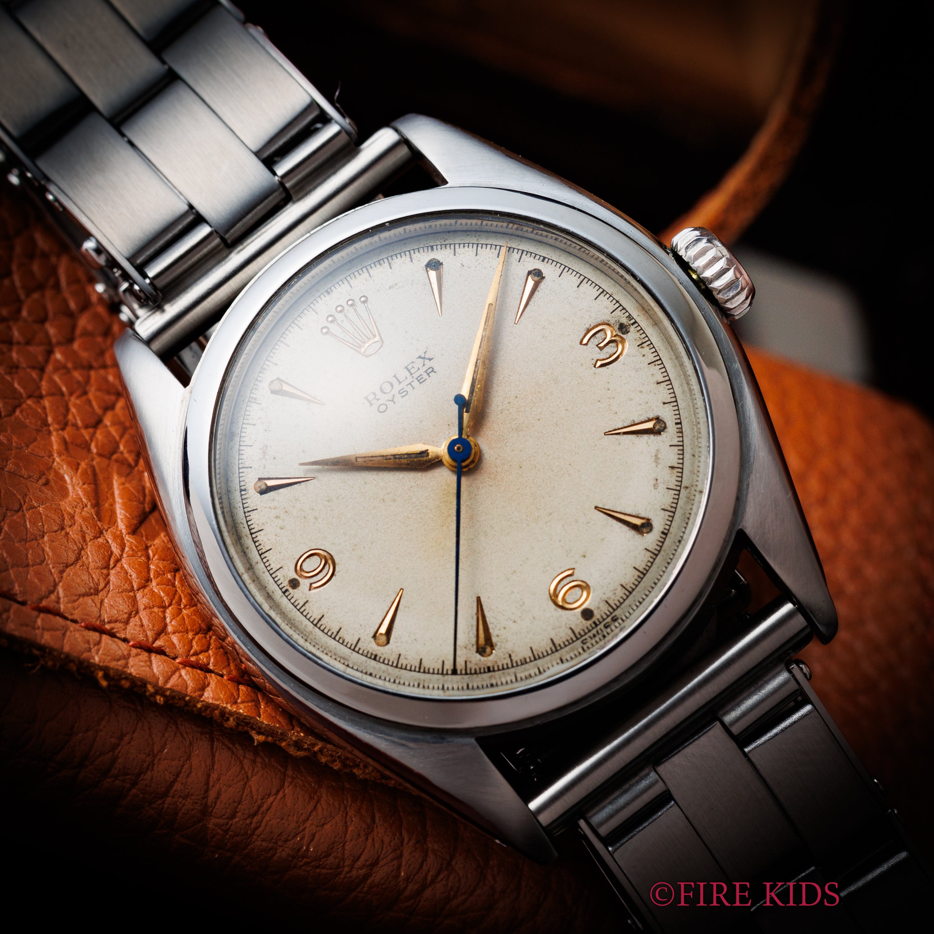 ロレックス オイスター 1953年製 Ref.6022 彫エクスプローラーダイヤル