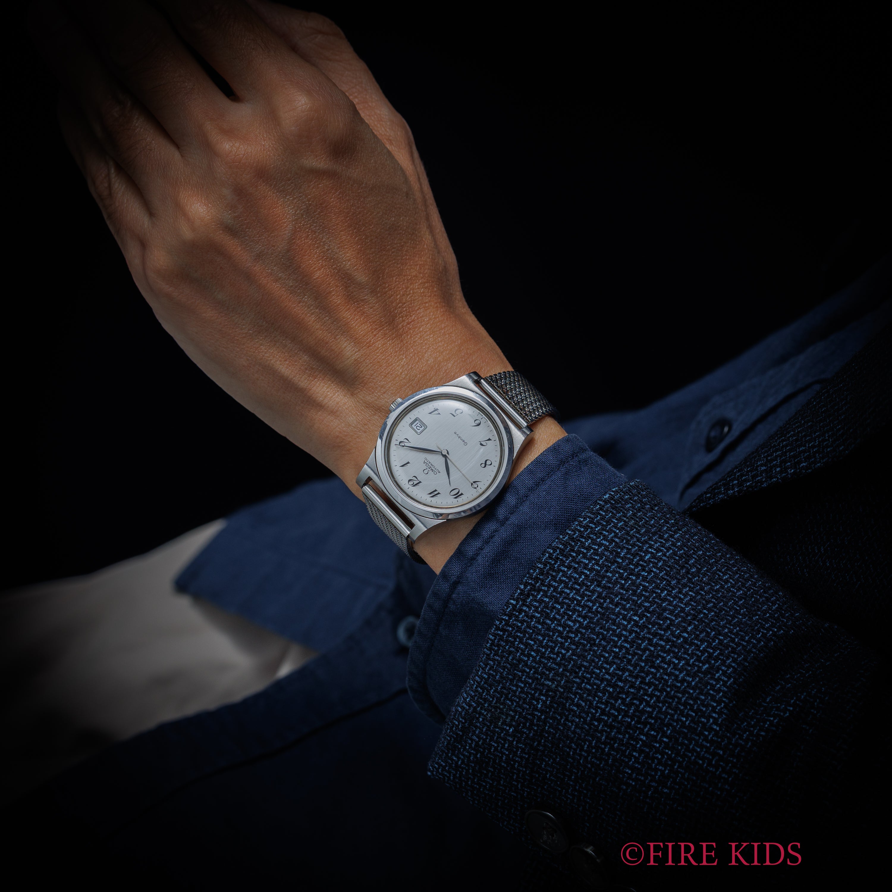 オメガ ジュネーブ オートマチック 1973年製 全アラビアダイヤル Ref