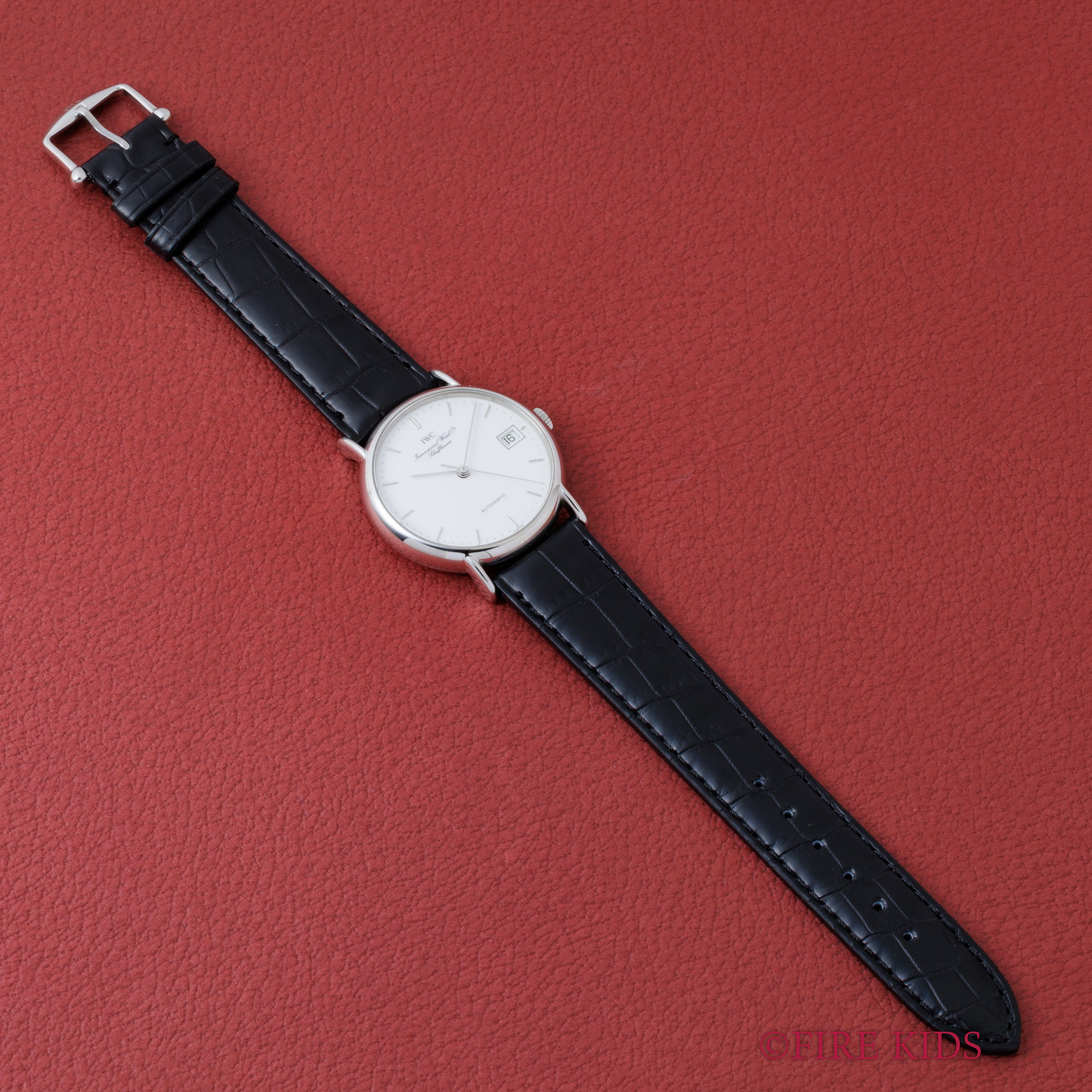 IWC ポートフィノ 1991年製 自動巻 ホワイトダイヤル 純正尾錠