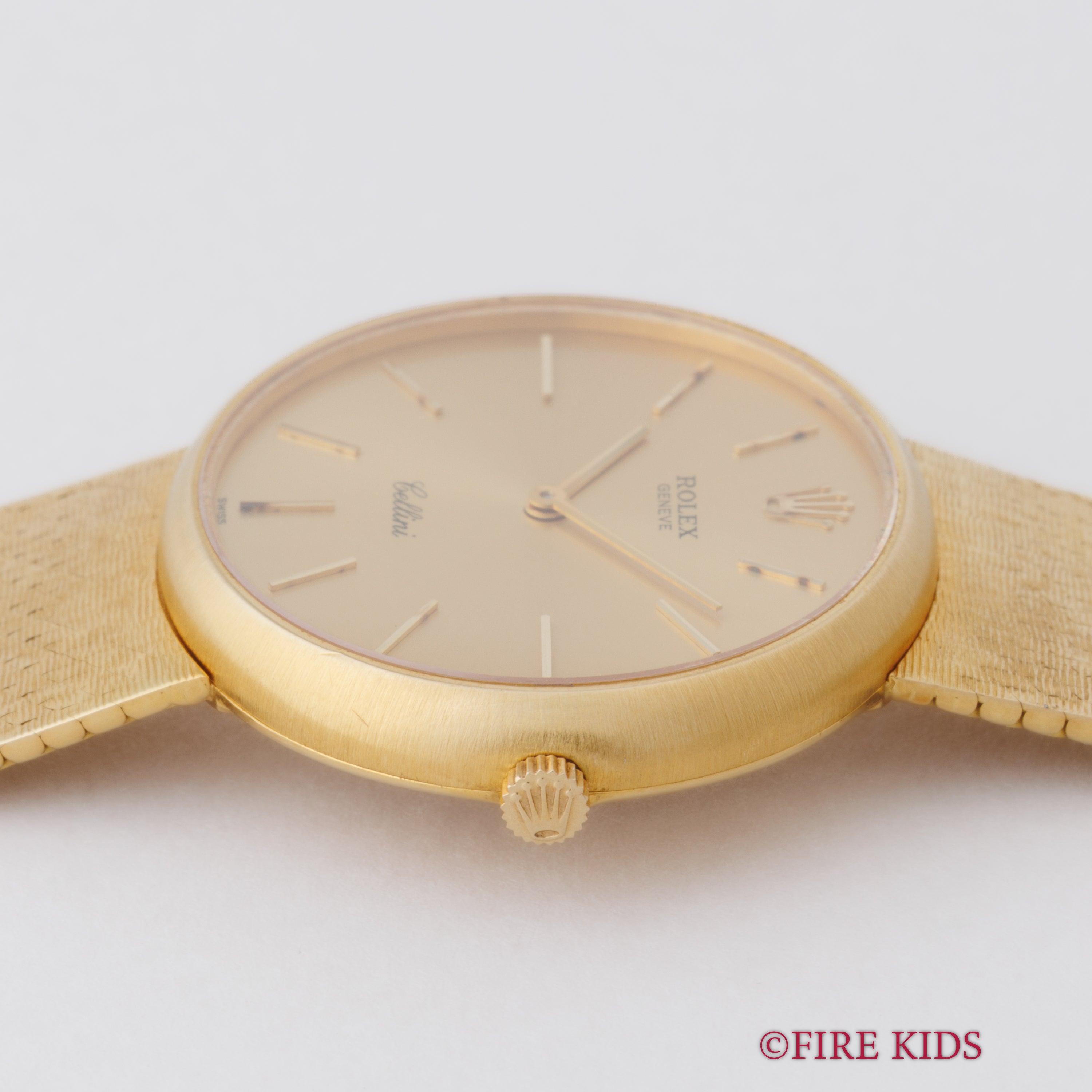 ロレックス チェリーニ 18金無垢イエローゴールドケース、ブレス