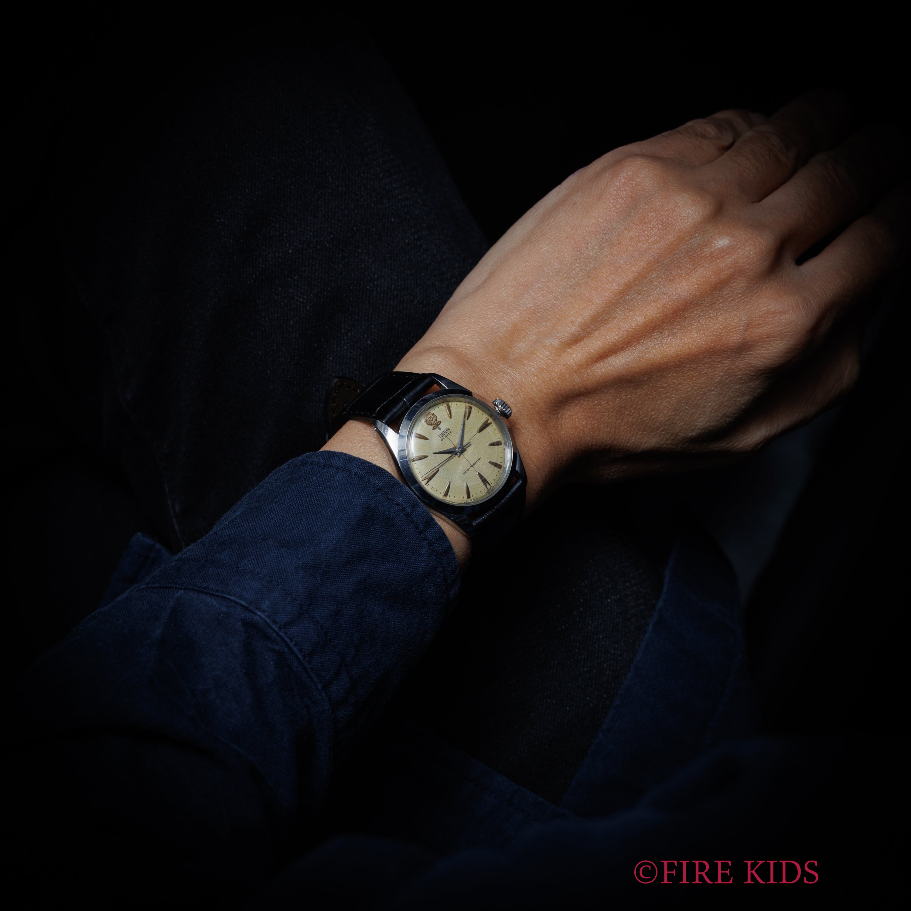 チューダー オイスター デカバラ ノンデイト 1950年代製 Ref.7934 王冠リューズ オリジナルダイヤル